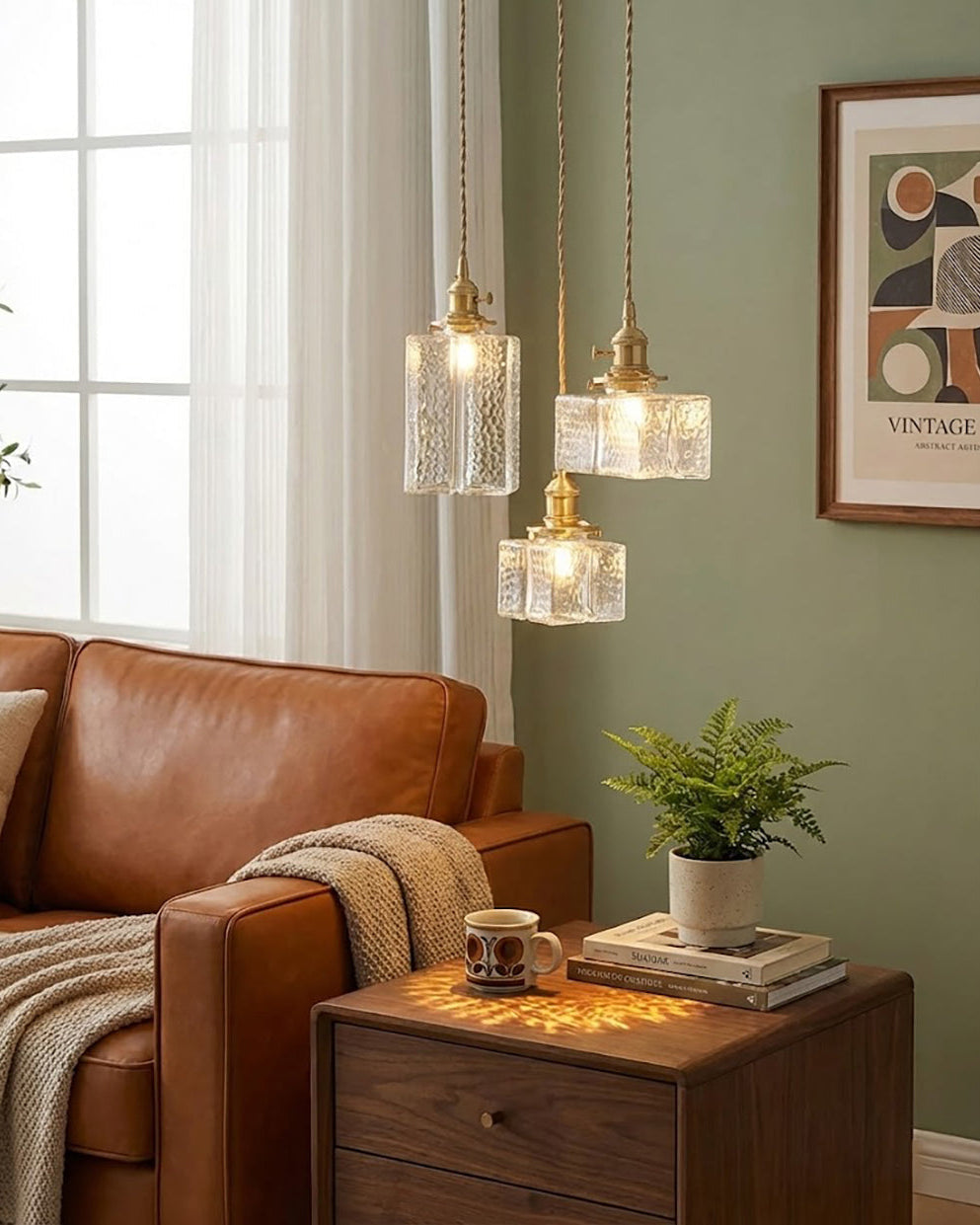 WINDSOR CRYSTAL GLOBE HANGING LAMP