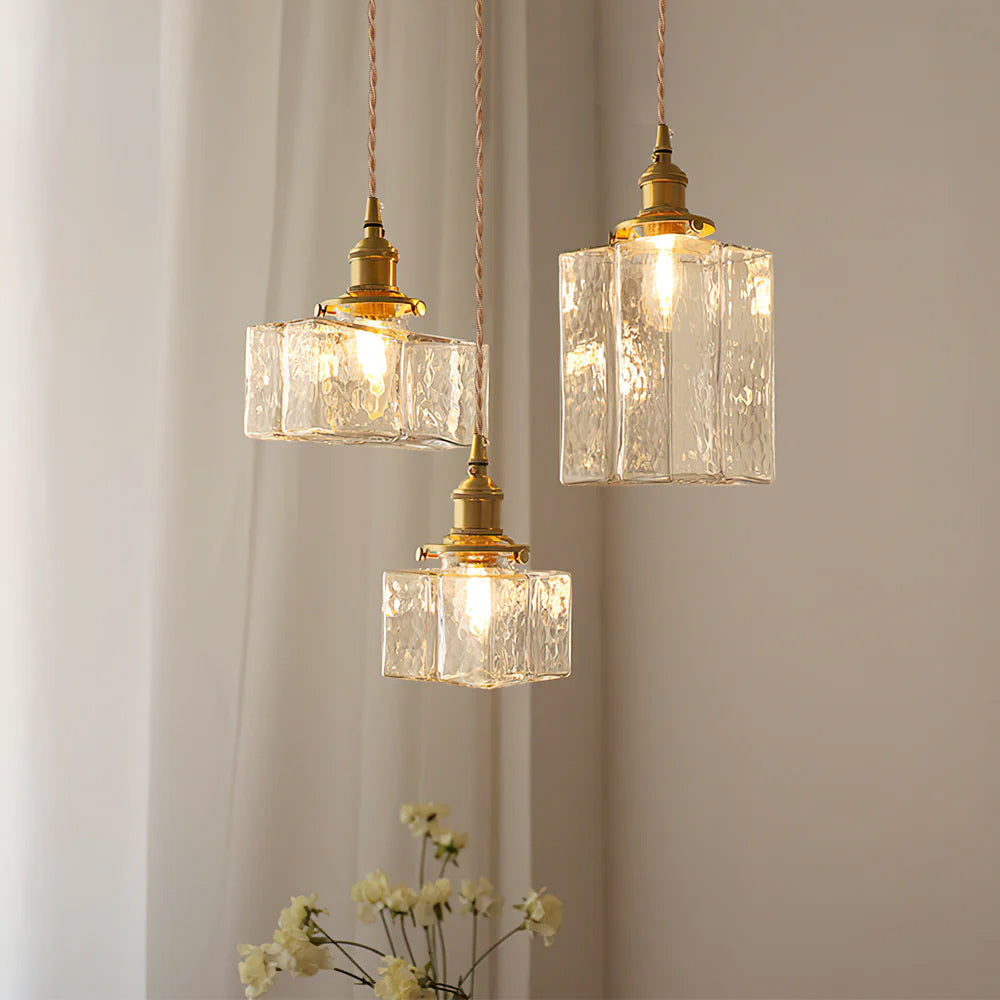 VERITY CRYSTAL DROPLET SWAG LANTERN