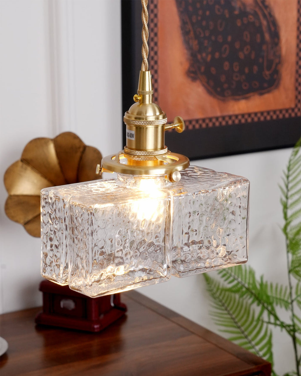 WINDSOR CRYSTAL GLOBE HANGING LAMP