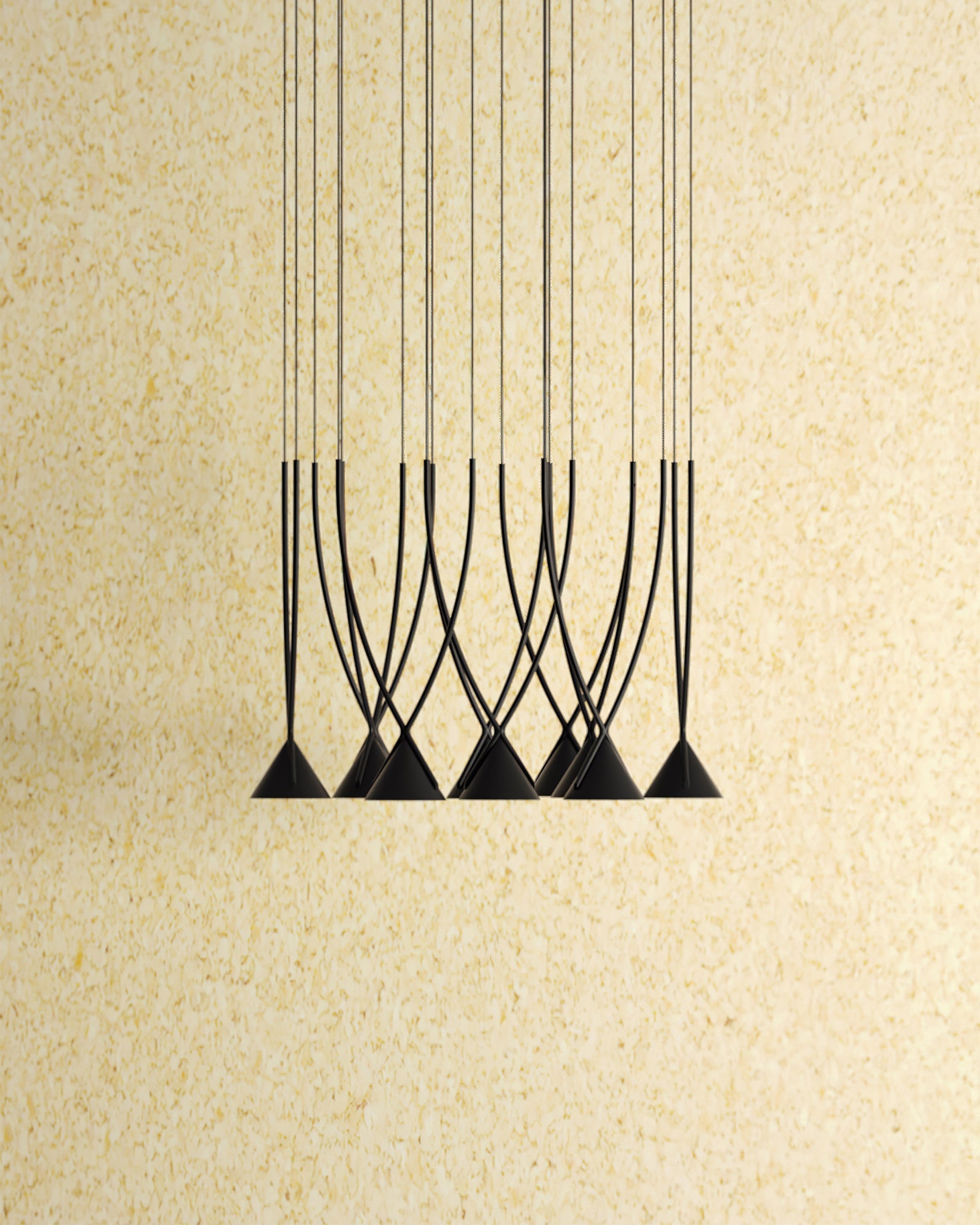 CARLETON GEMSTONE CLUSTER HANGING LIGHT