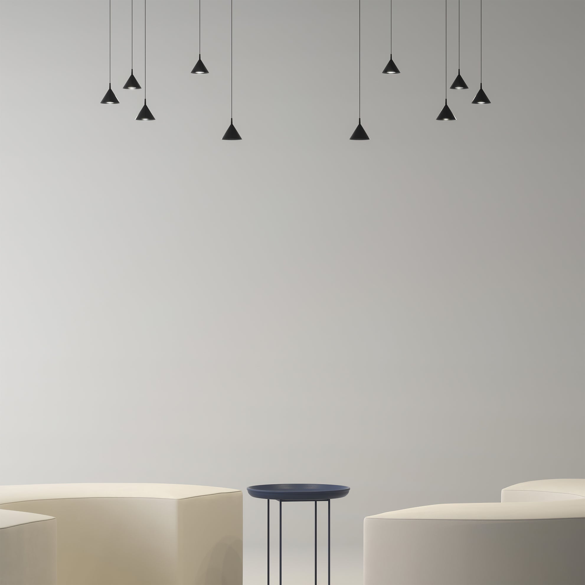 CARLETON GEMSTONE CLUSTER HANGING LIGHT