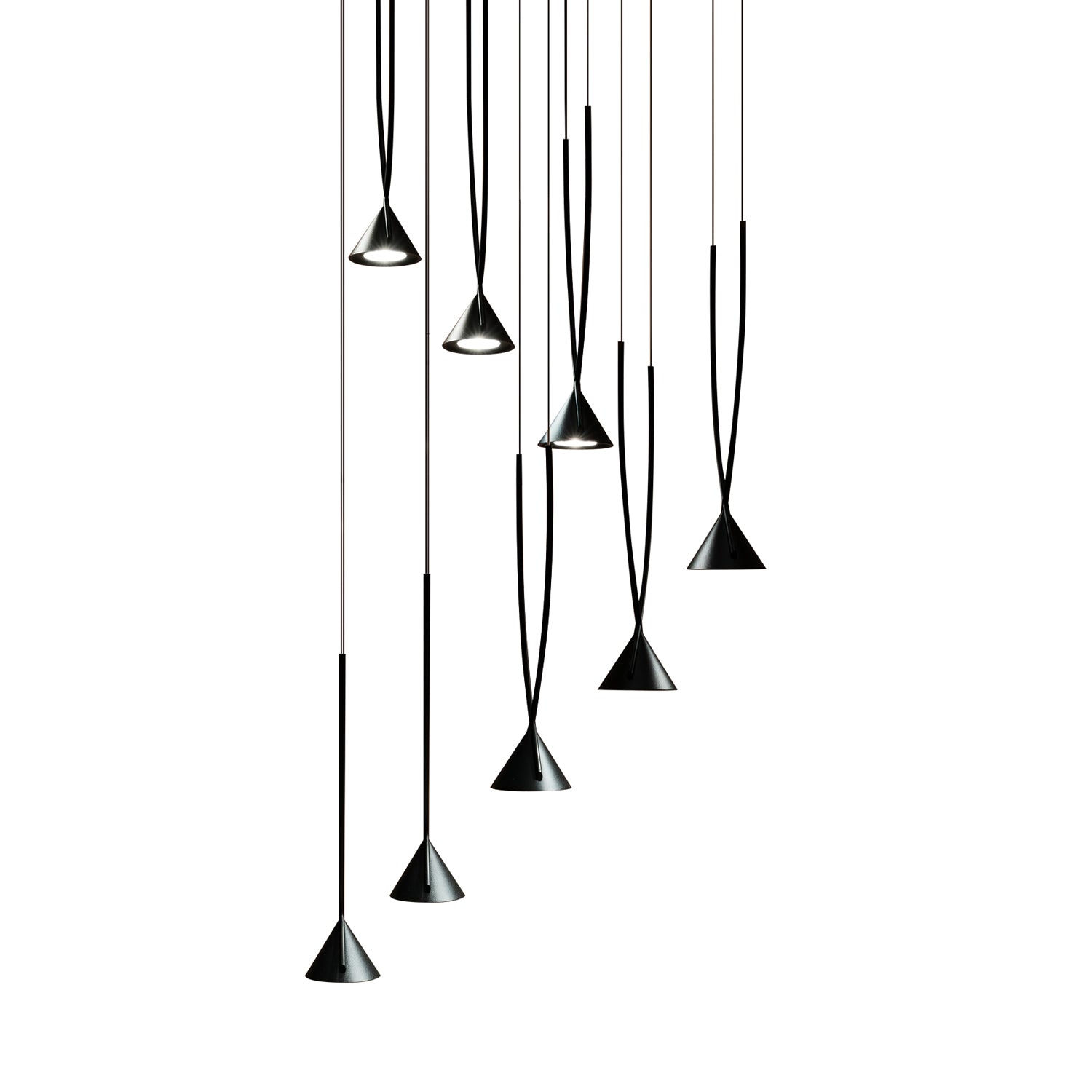 CARLETON GEMSTONE CLUSTER HANGING LIGHT