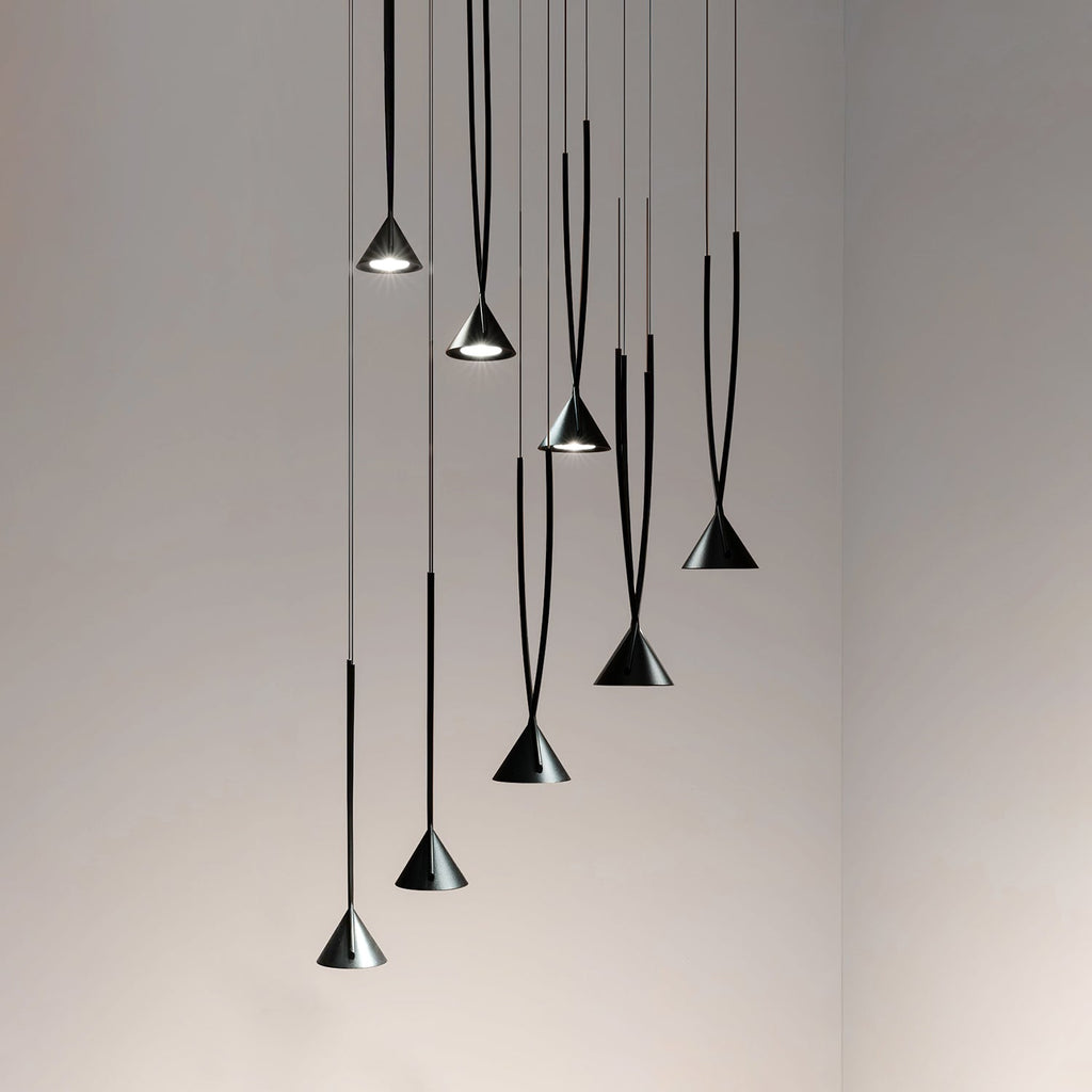 CARLETON GEMSTONE CLUSTER HANGING LIGHT