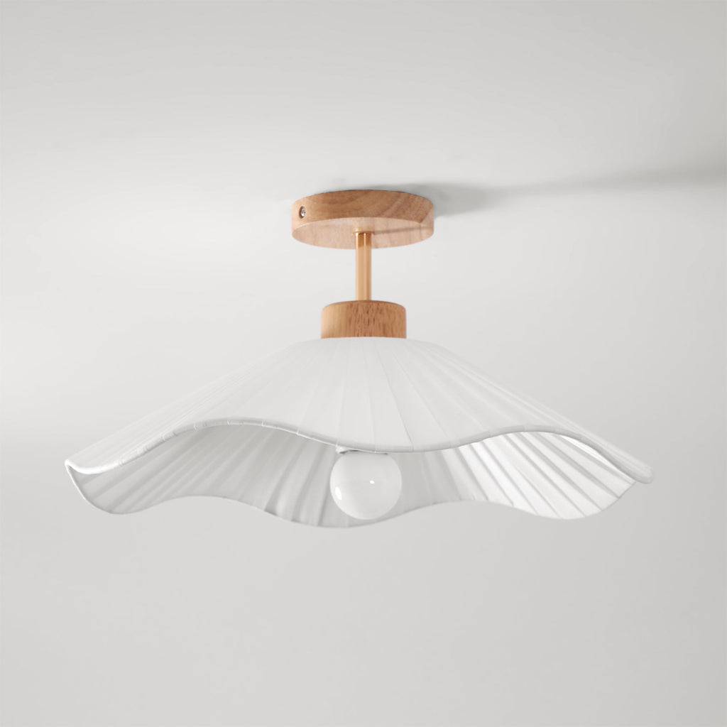 WHITBY TEXTILE DRUM LIGHTING FIXTURE