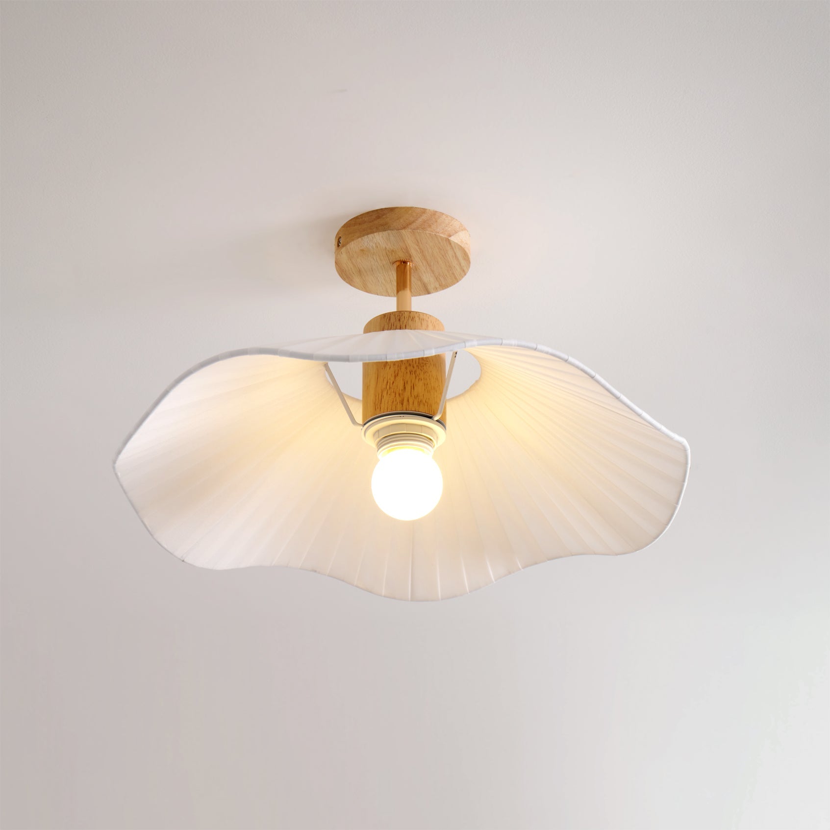 WHITBY TEXTILE DRUM LIGHTING FIXTURE