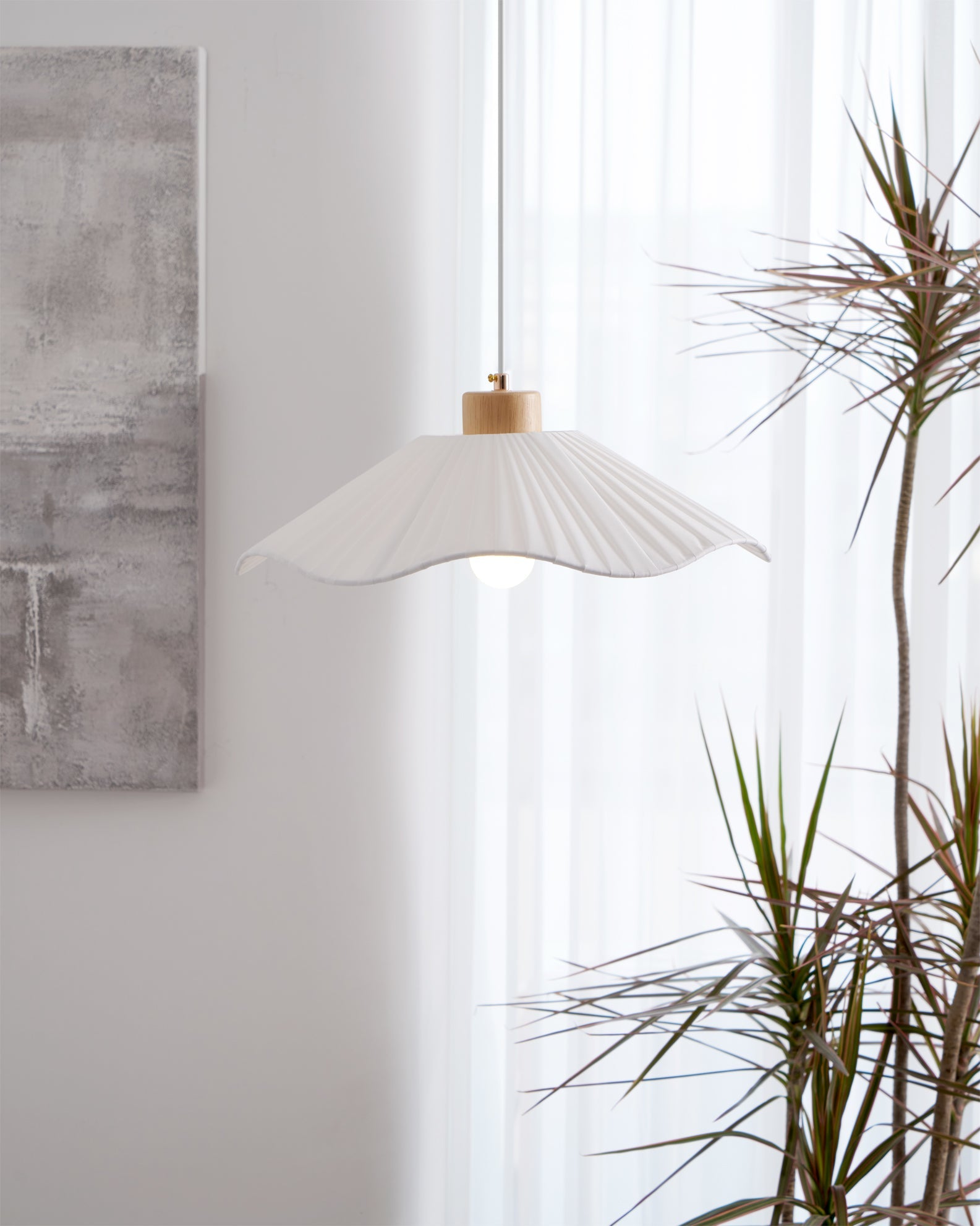FENWICK TEXTILE DRUM PENDANT