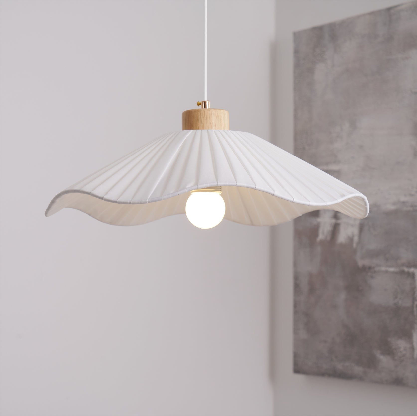 FENWICK TEXTILE DRUM PENDANT
