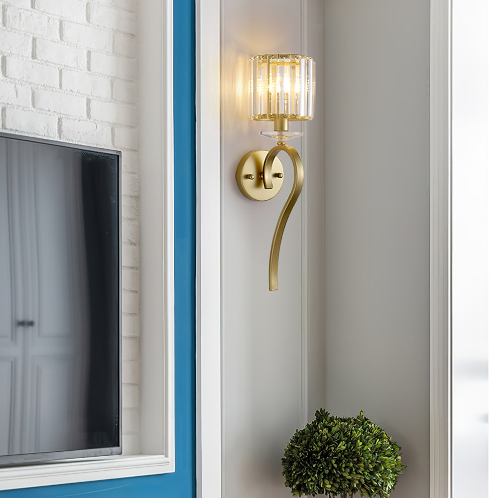 WINDSOR CRYSTAL FROSTED WALL SCONCE