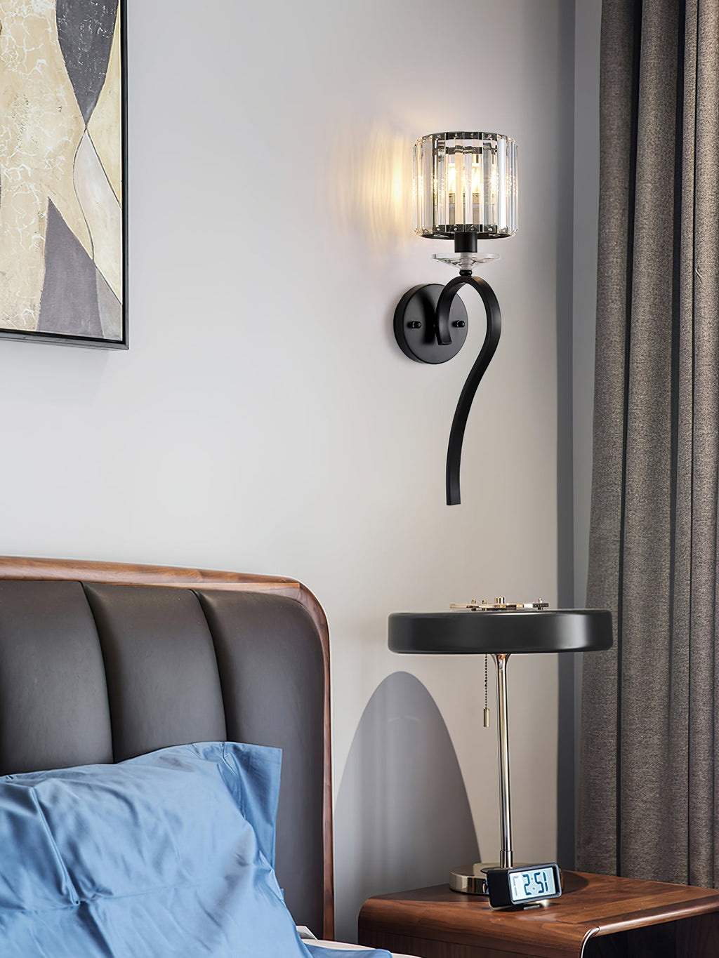 WINDSOR CRYSTAL FROSTED WALL SCONCE