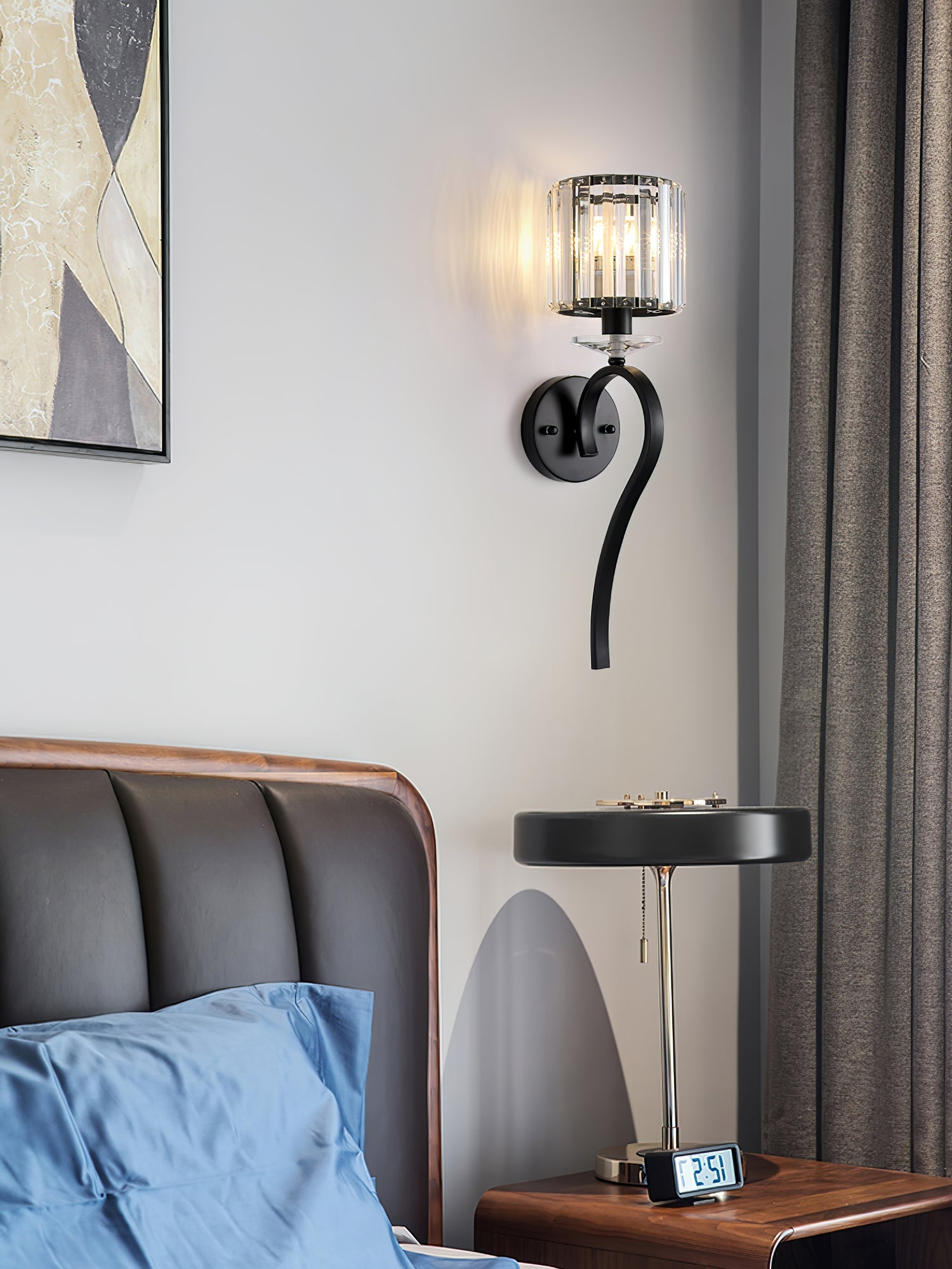 WINDSOR CRYSTAL FROSTED WALL SCONCE