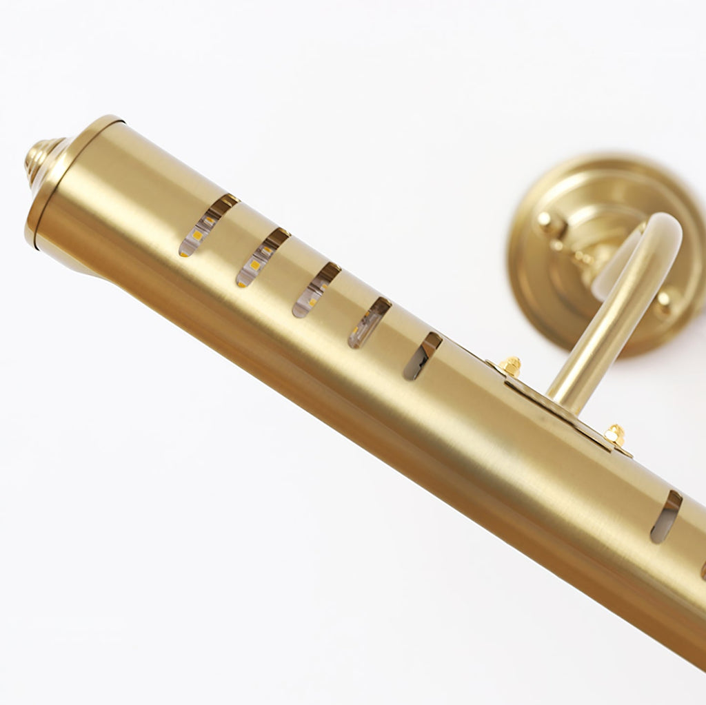 WINTHORPE BRASS AND GLASS WALL SCONCE