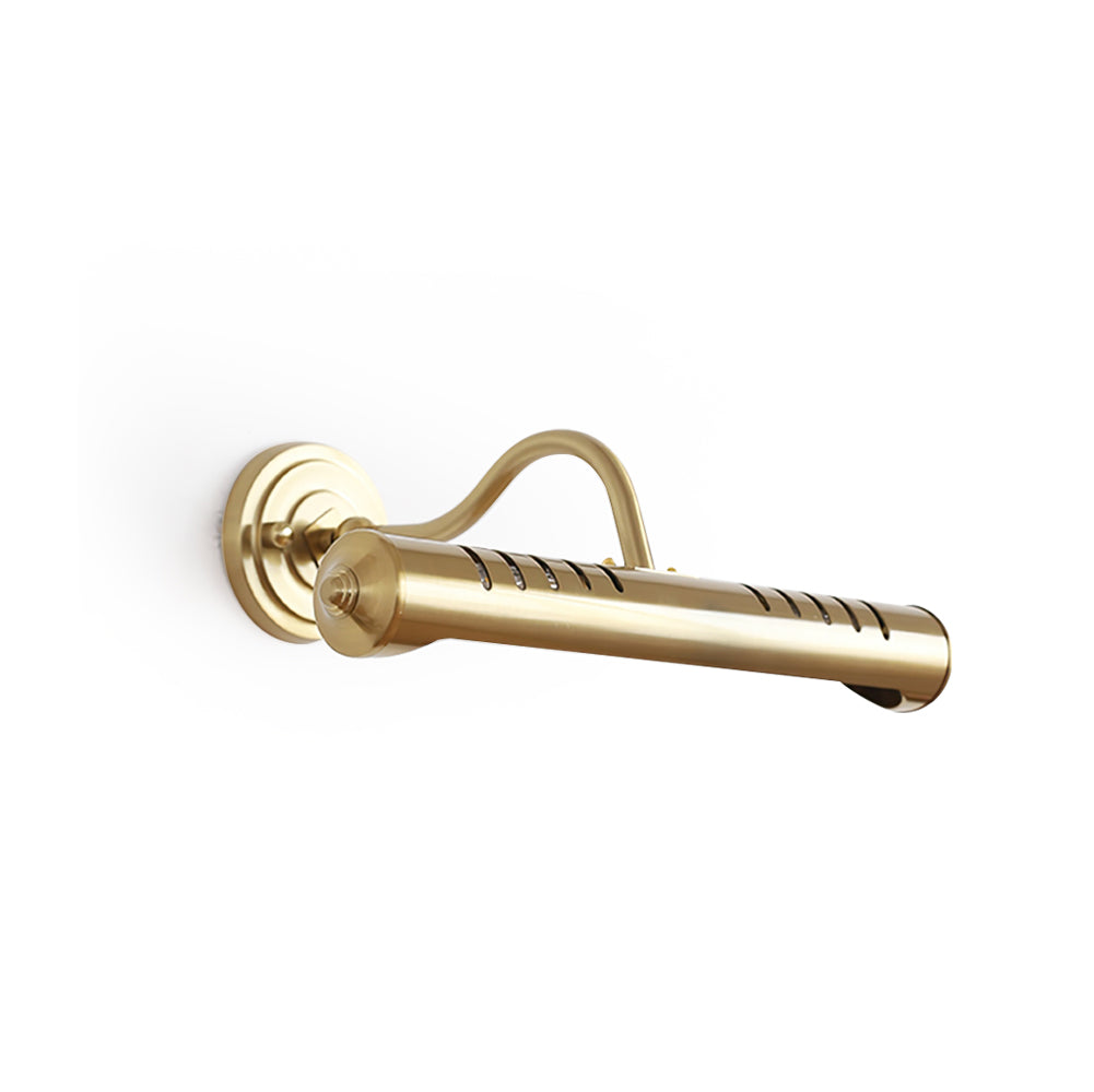 WINTHORPE BRASS AND GLASS WALL SCONCE