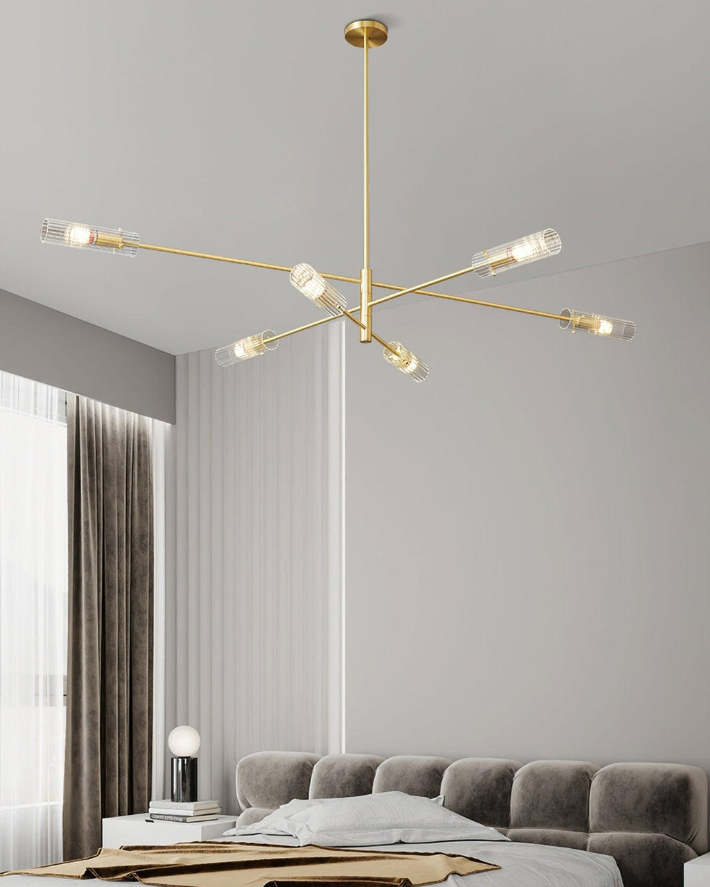 RAVENHURST CRYSTAL DROPLET CEILING LANTERN