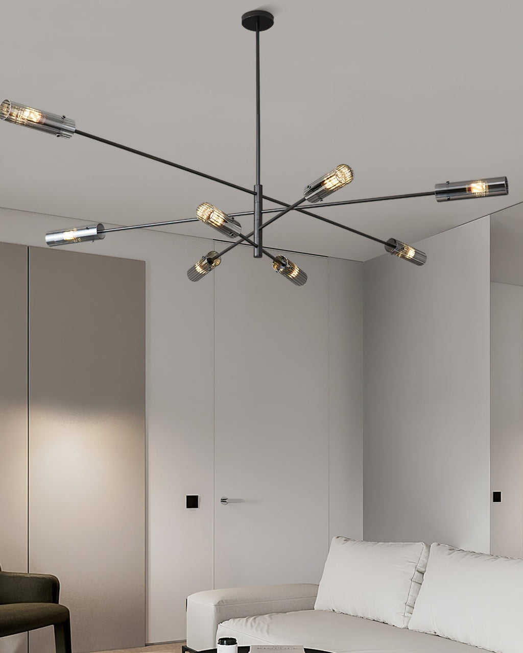 RAVENHURST CRYSTAL DROPLET CEILING LANTERN