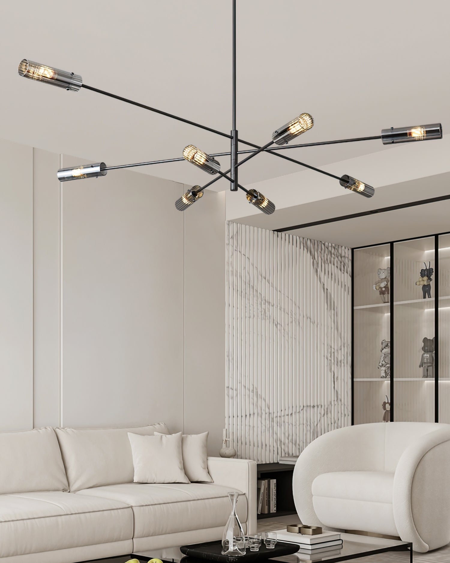 RAVENHURST CRYSTAL DROPLET CEILING LANTERN