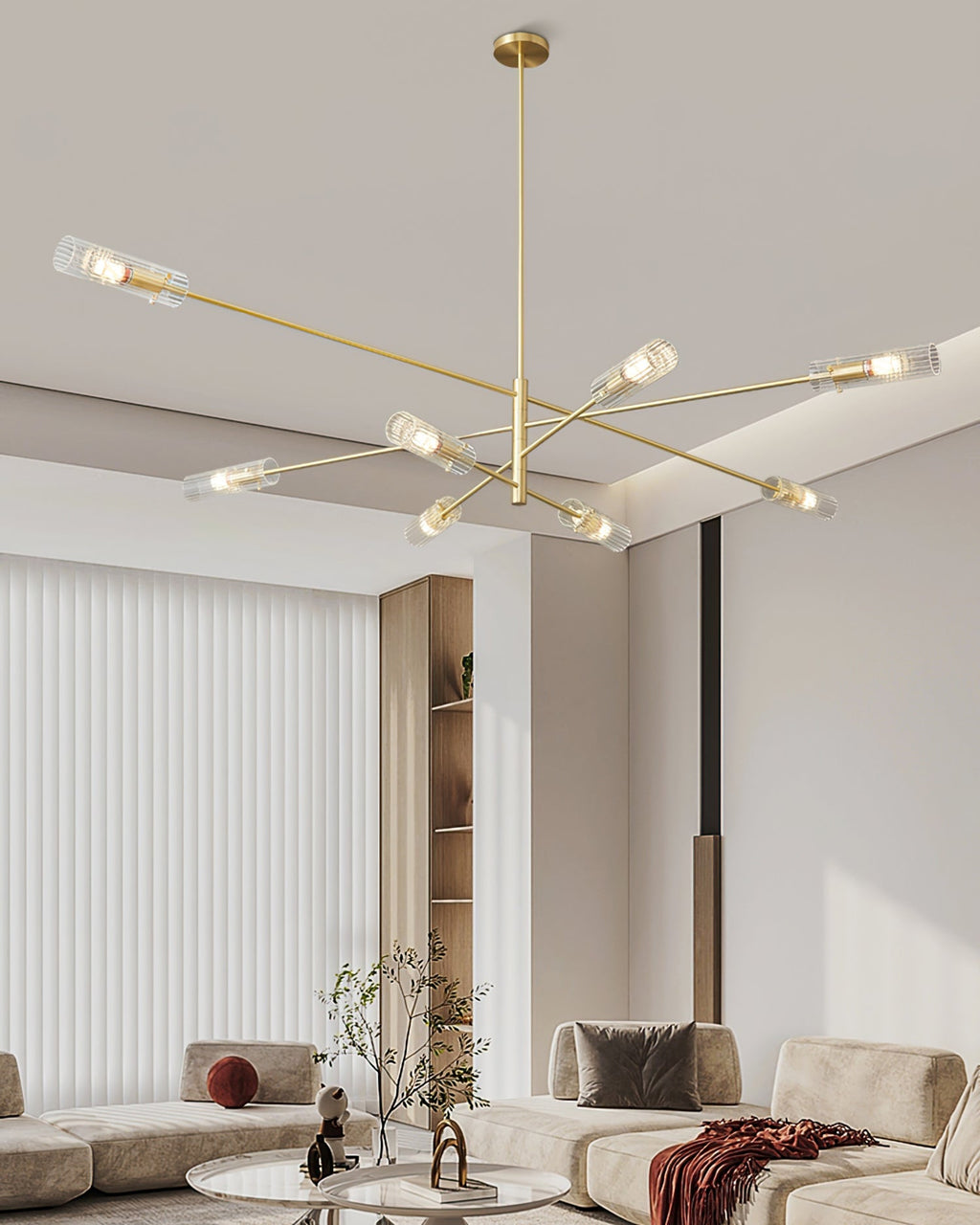 RAVENHURST CRYSTAL DROPLET CEILING LANTERN