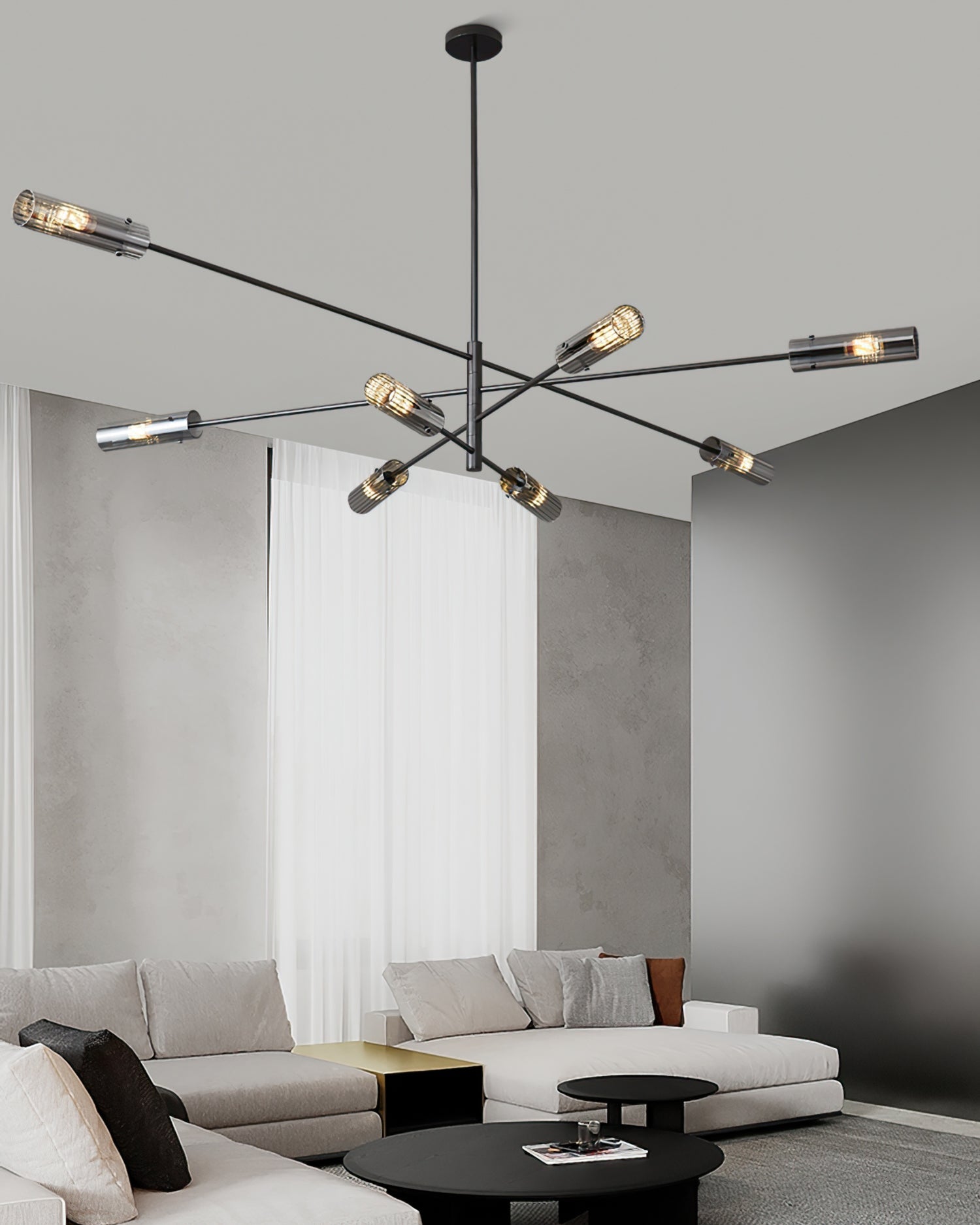 RAVENHURST CRYSTAL DROPLET CEILING LANTERN