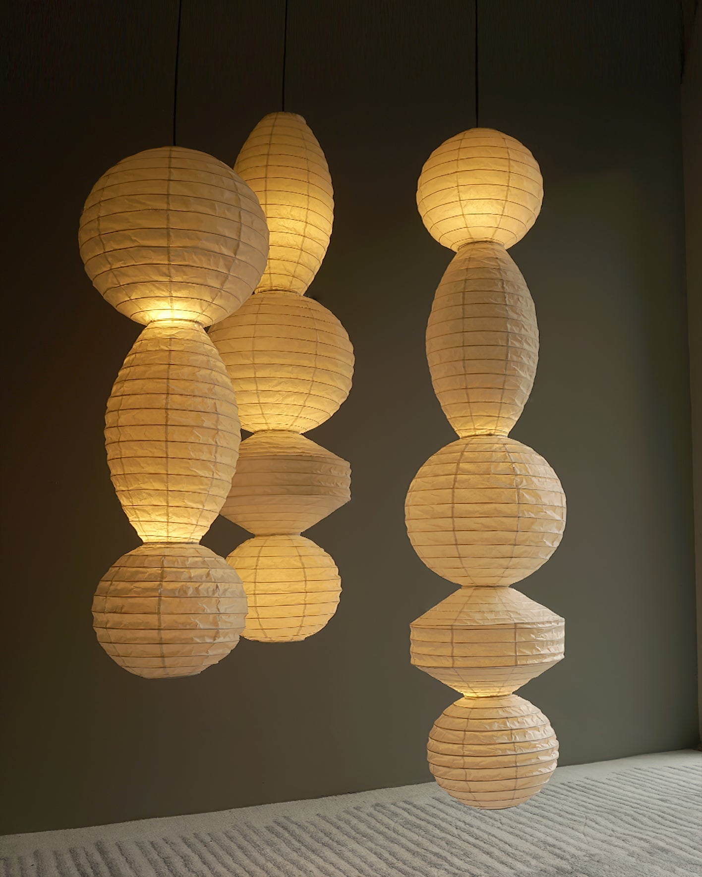 CHARLESTON PAPER GLOBE HANGING LANTERN