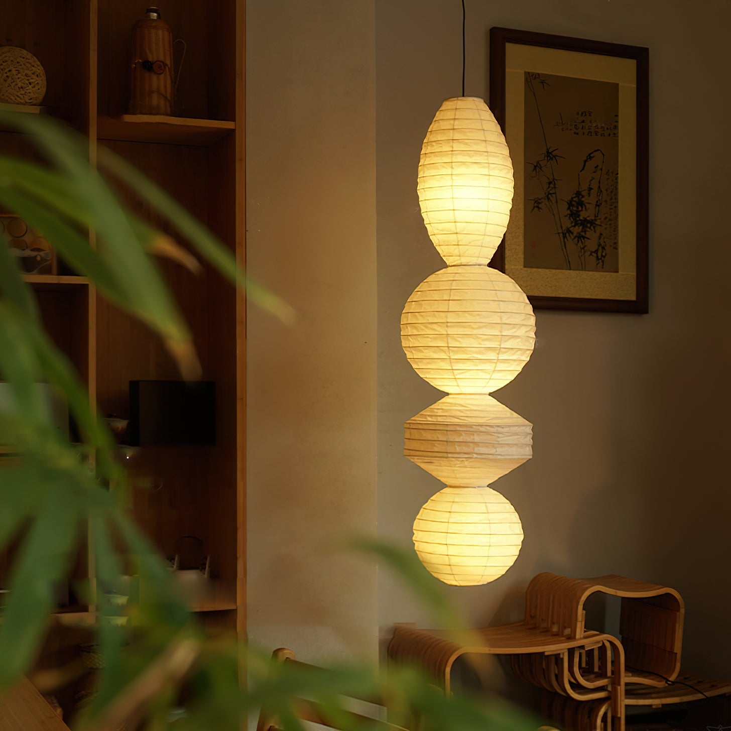 CHARLESTON PAPER GLOBE HANGING LANTERN