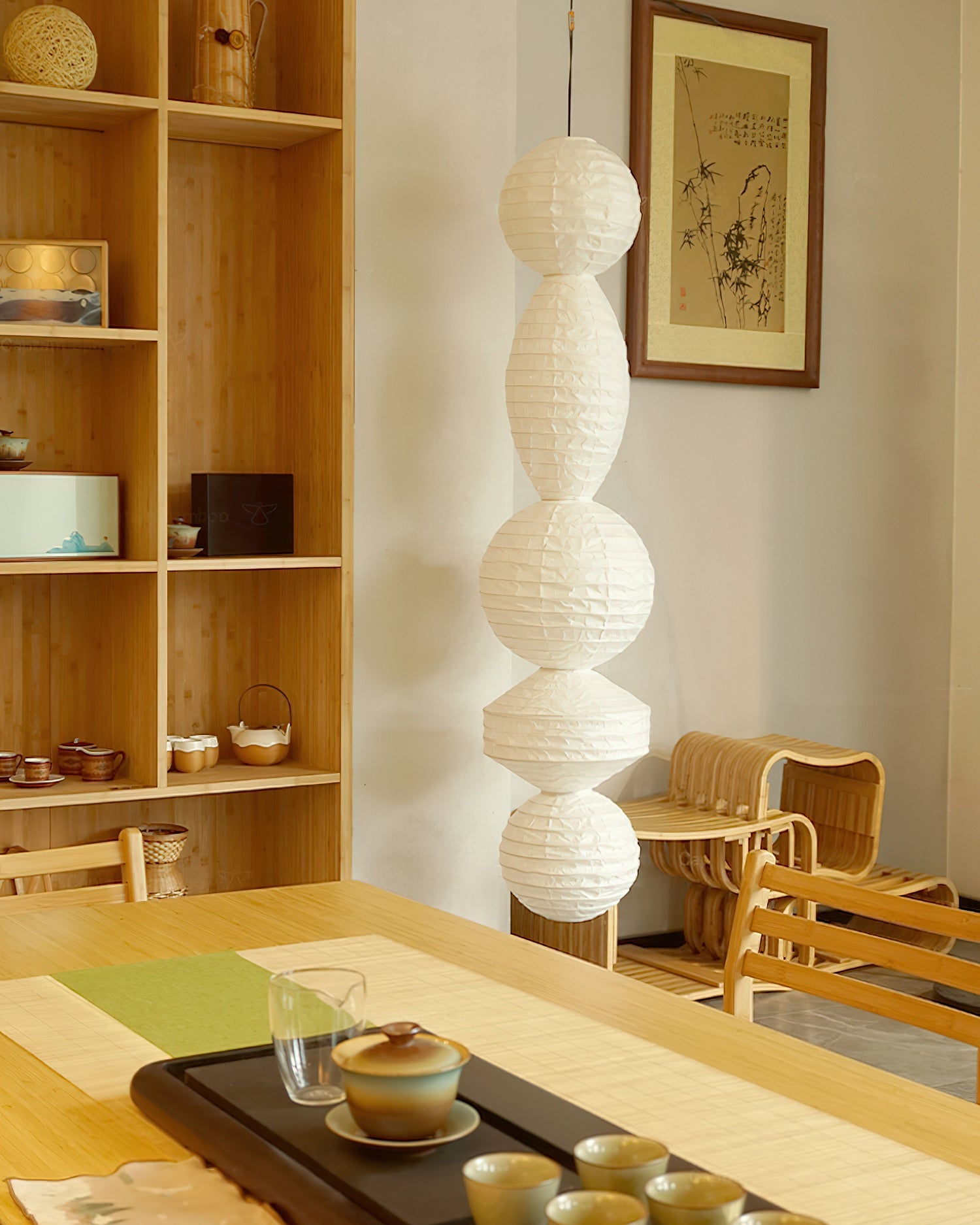 CHARLESTON PAPER GLOBE HANGING LANTERN