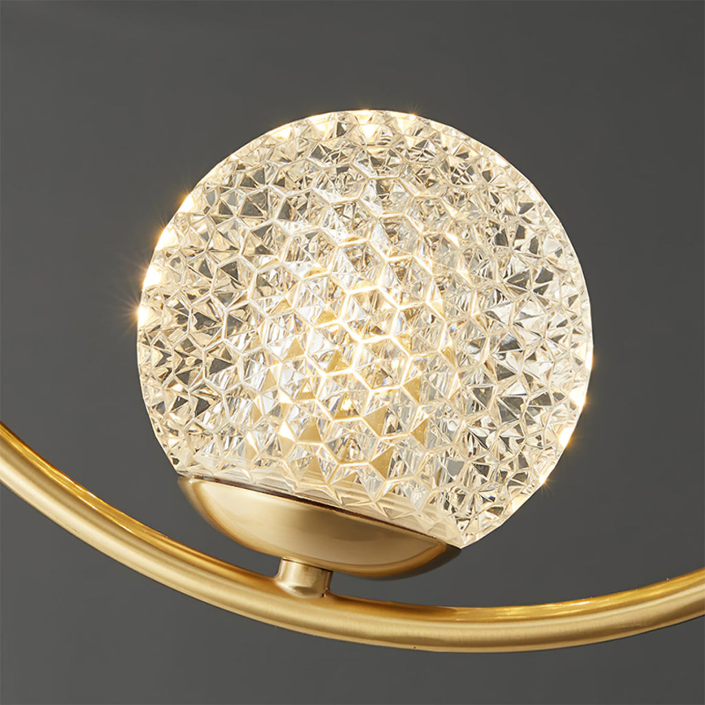 WINDSOR BRASS ORB HANGING LANTERN