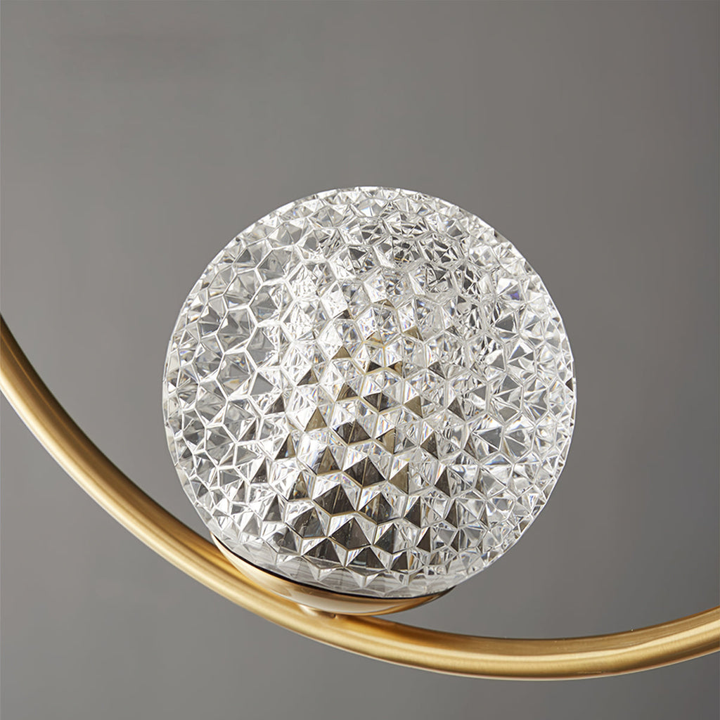 WINDSOR BRASS ORB HANGING LANTERN