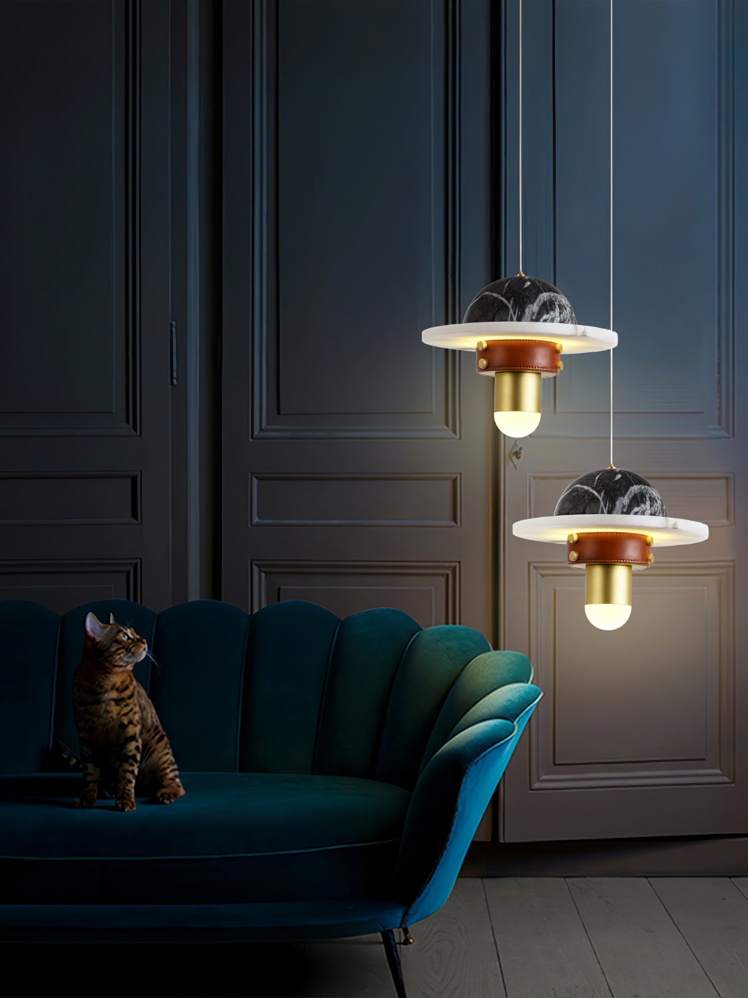 FENWICK HANGING GLASS ORB LIGHT