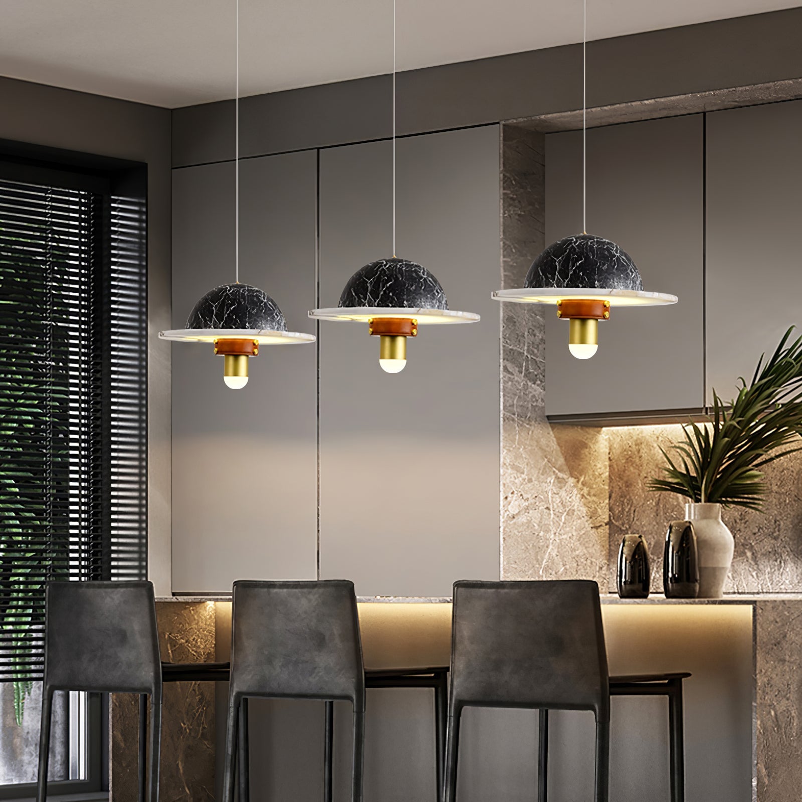 FENWICK HANGING GLASS ORB LIGHT