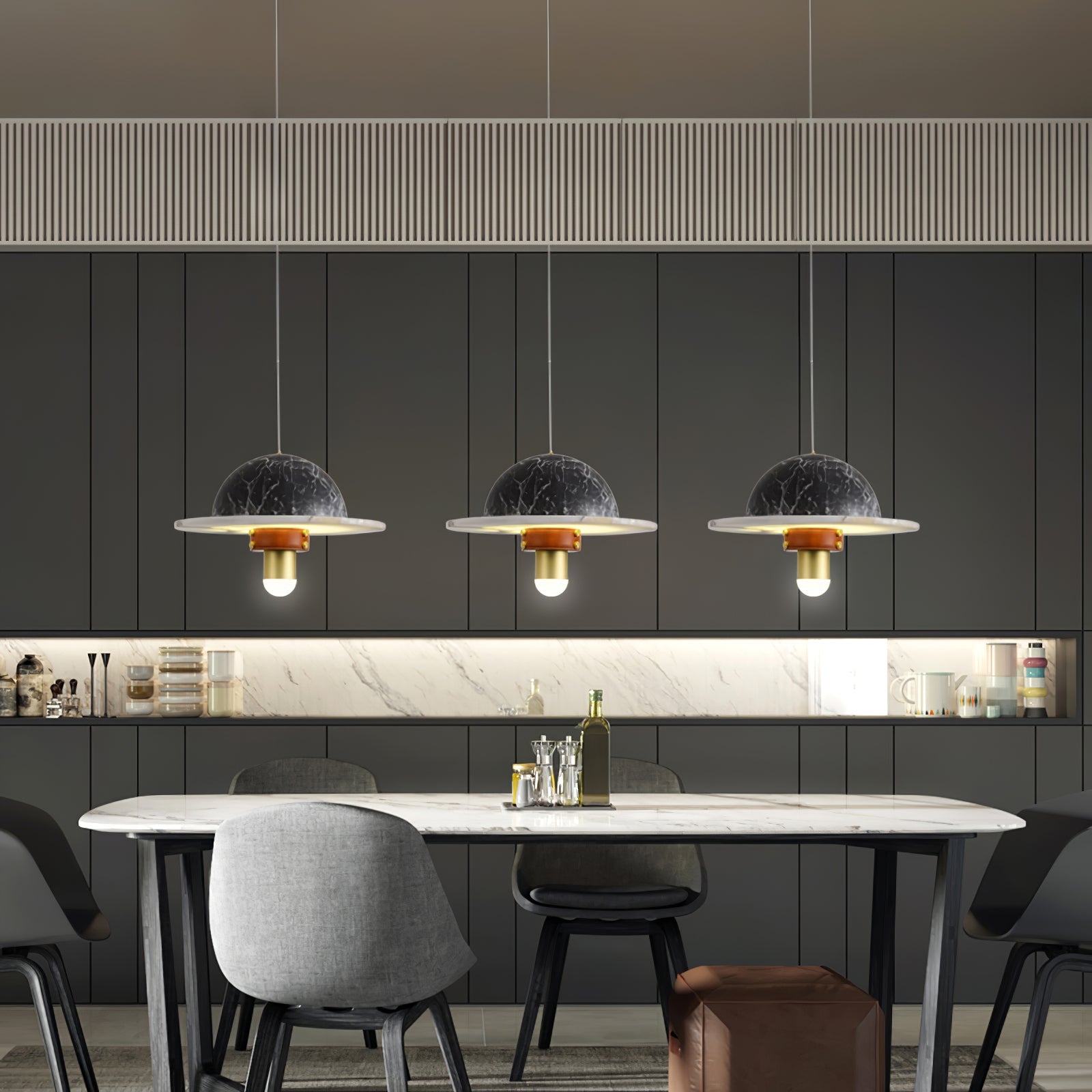 FENWICK HANGING GLASS ORB LIGHT