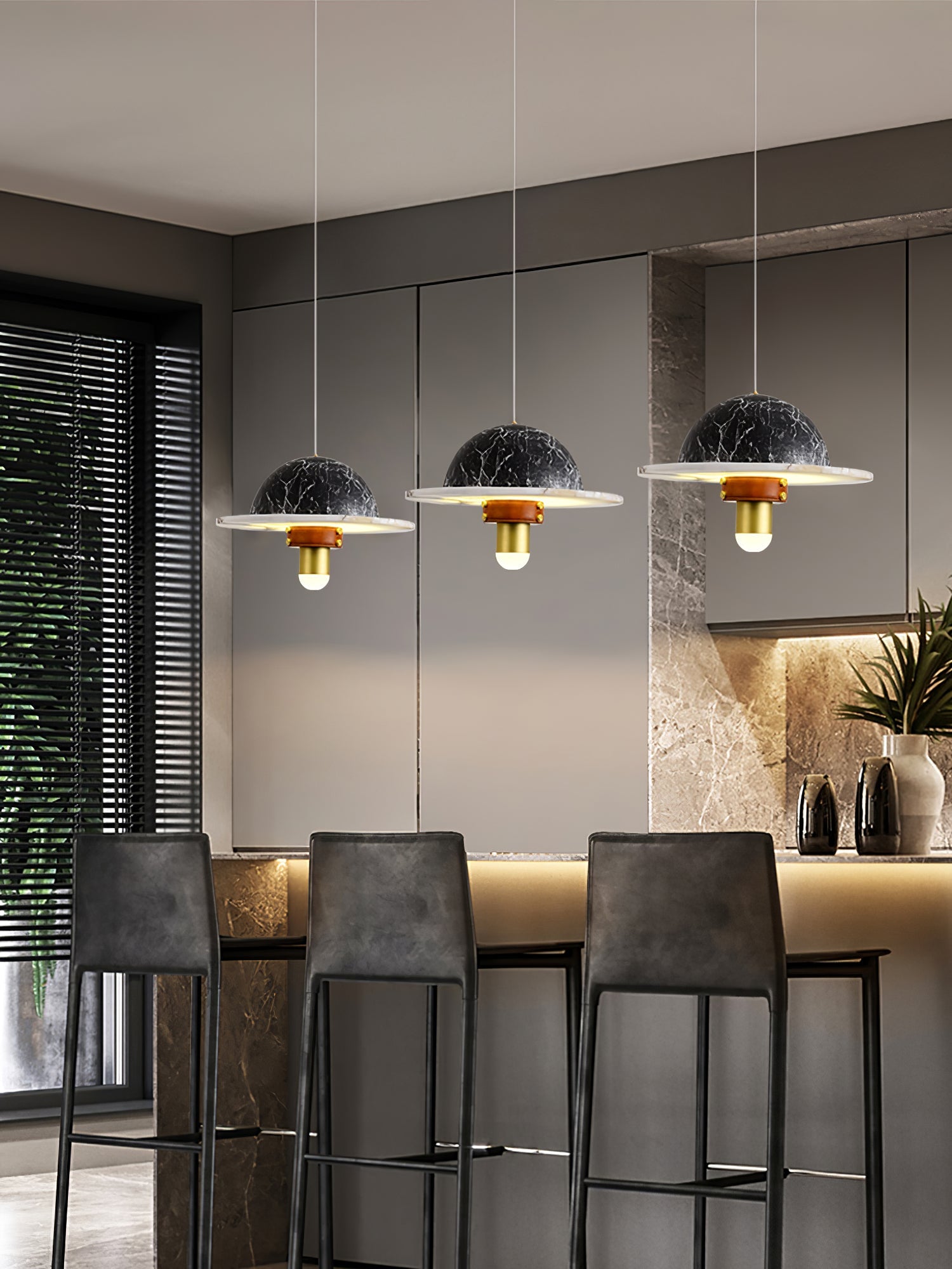 FENWICK HANGING GLASS ORB LIGHT