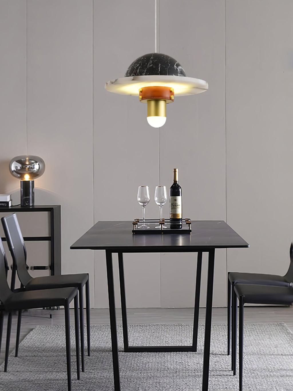 FENWICK HANGING GLASS ORB LIGHT