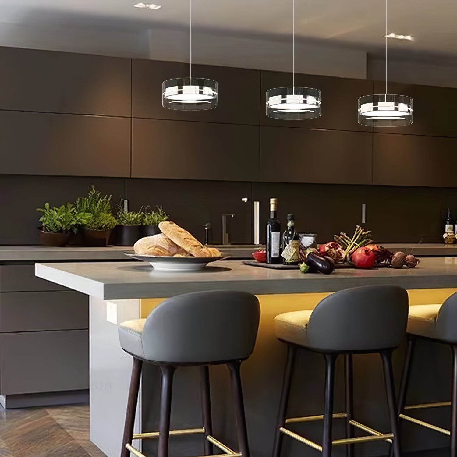 FENWICK WOODEN CANOPY PENDANT LIGHT