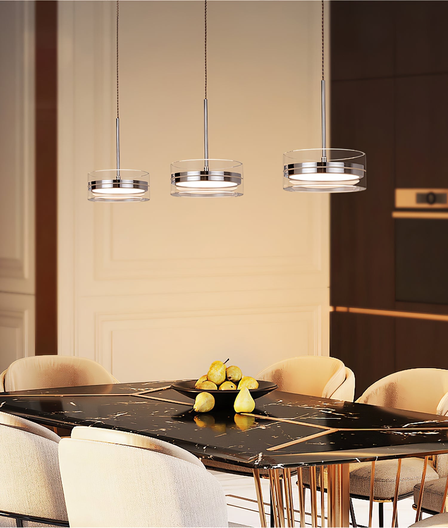 FENWICK WOODEN CANOPY PENDANT LIGHT