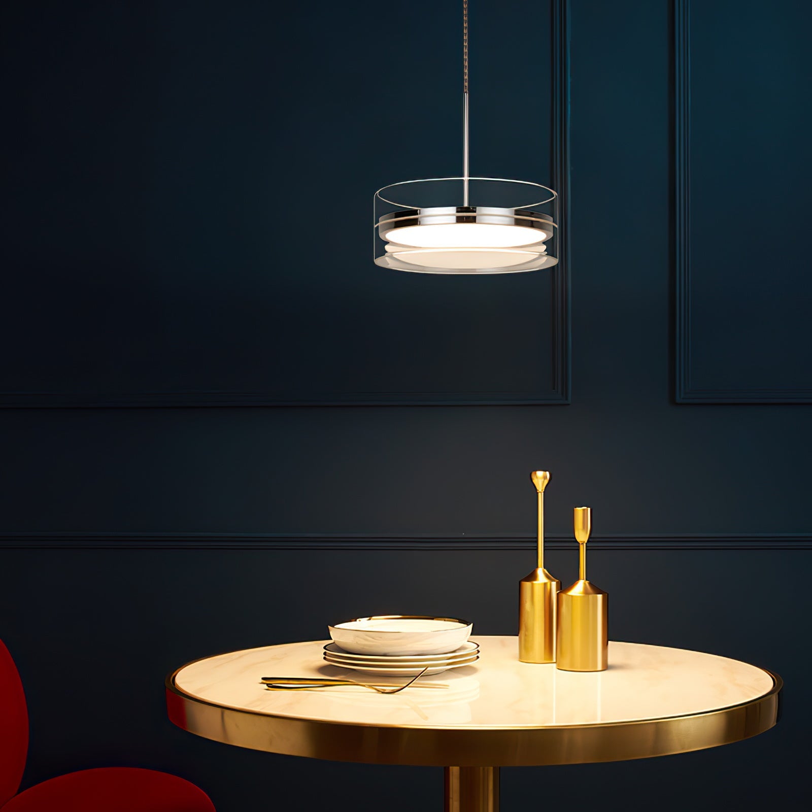 FENWICK WOODEN CANOPY PENDANT LIGHT