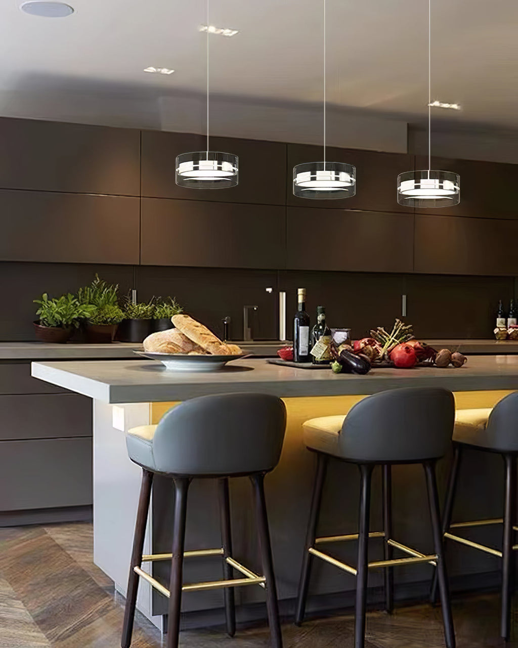 FENWICK WOODEN CANOPY PENDANT LIGHT