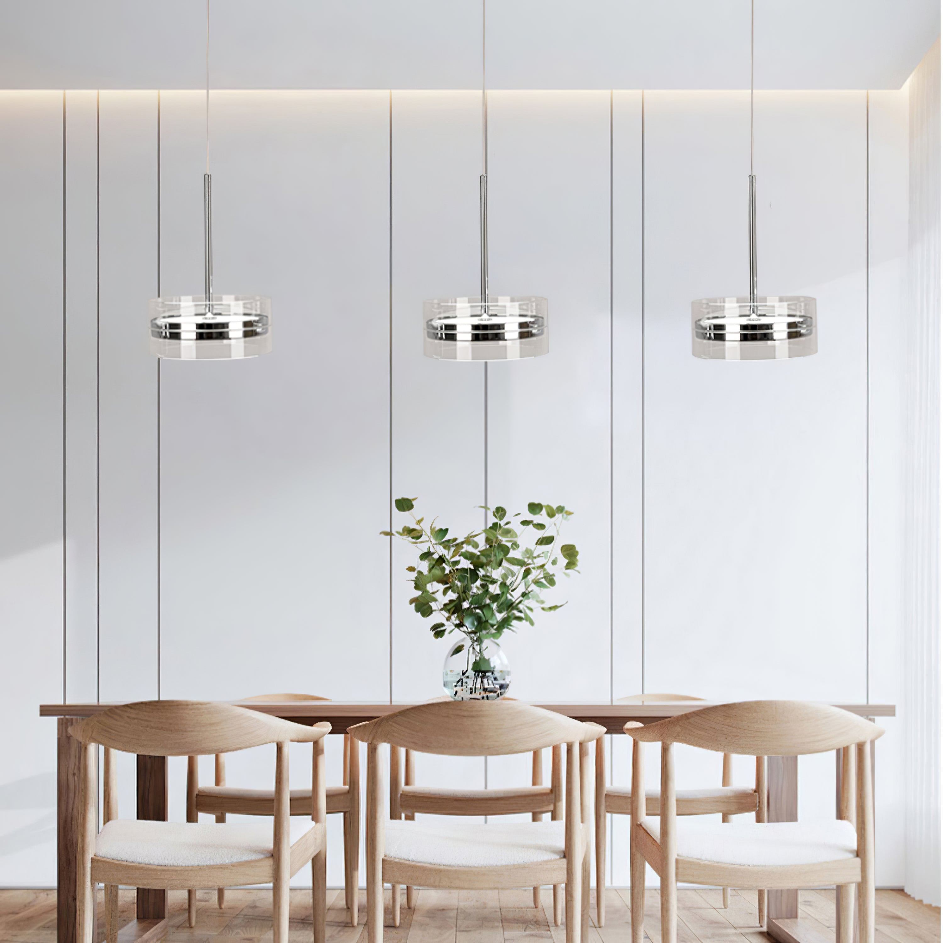 FENWICK WOODEN CANOPY PENDANT LIGHT