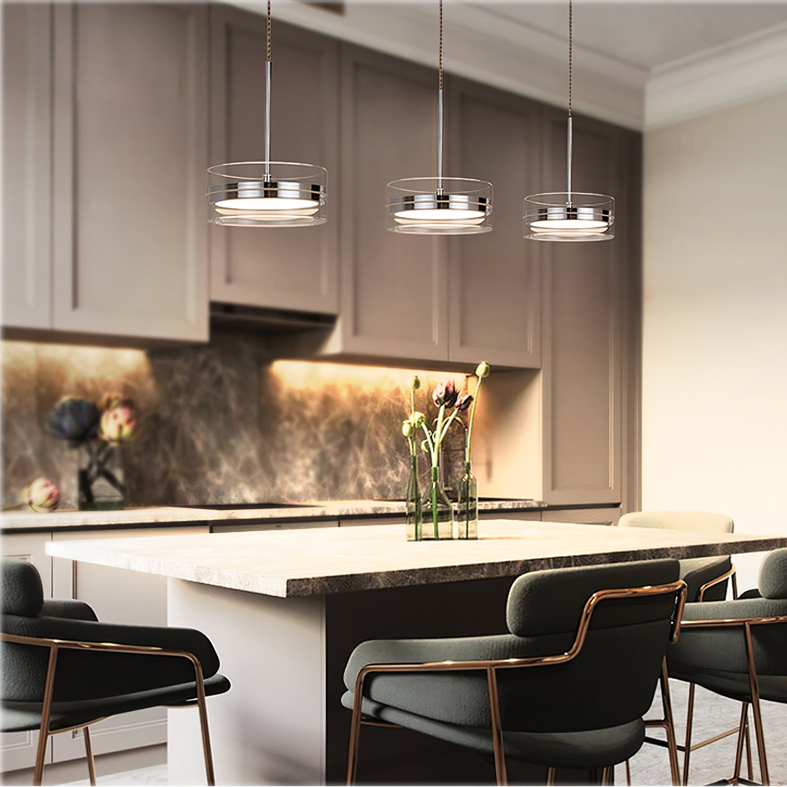 FENWICK WOODEN CANOPY PENDANT LIGHT