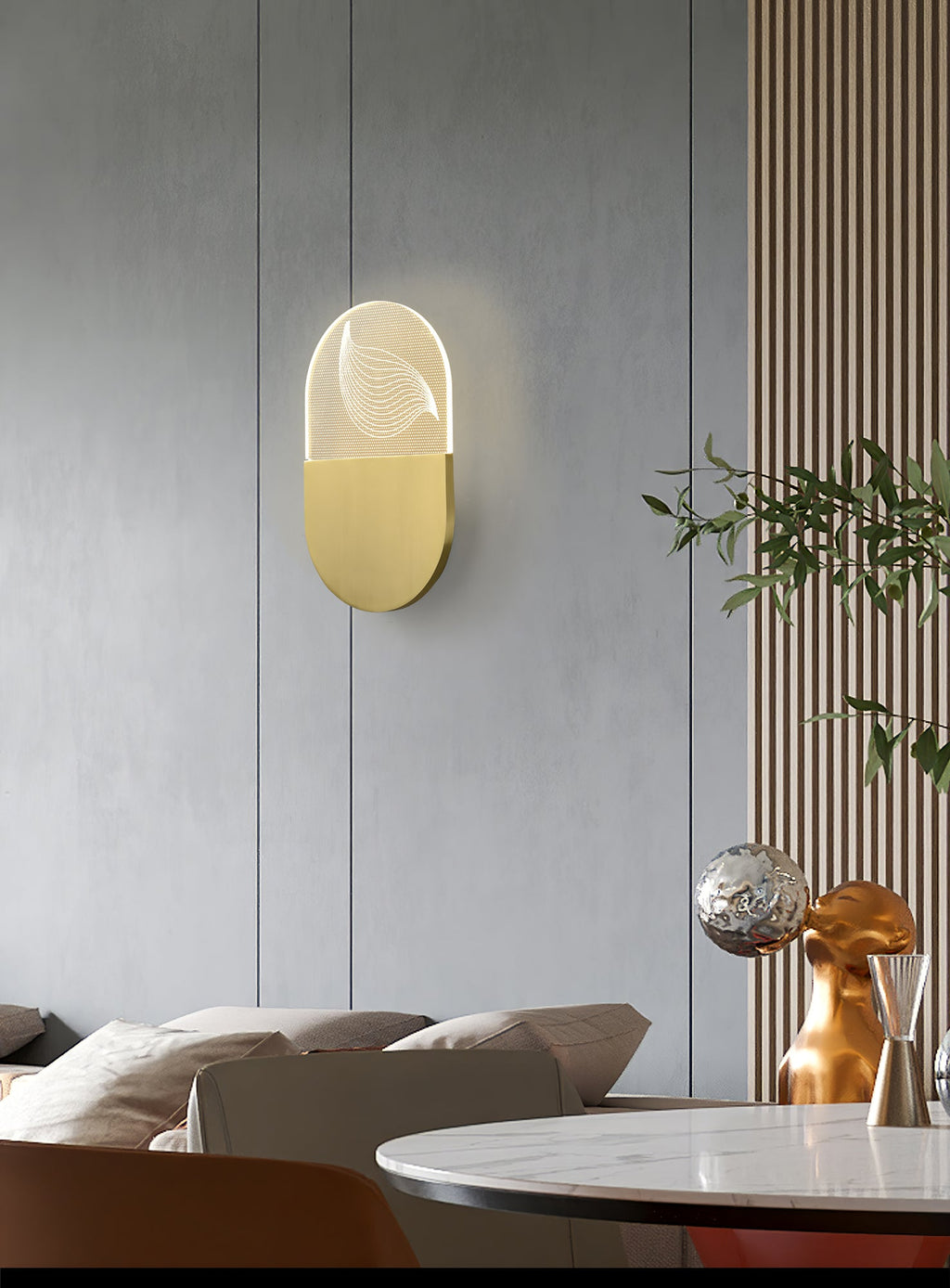 RAVENSDALE IVORY SCULPTED WALL SCONCE