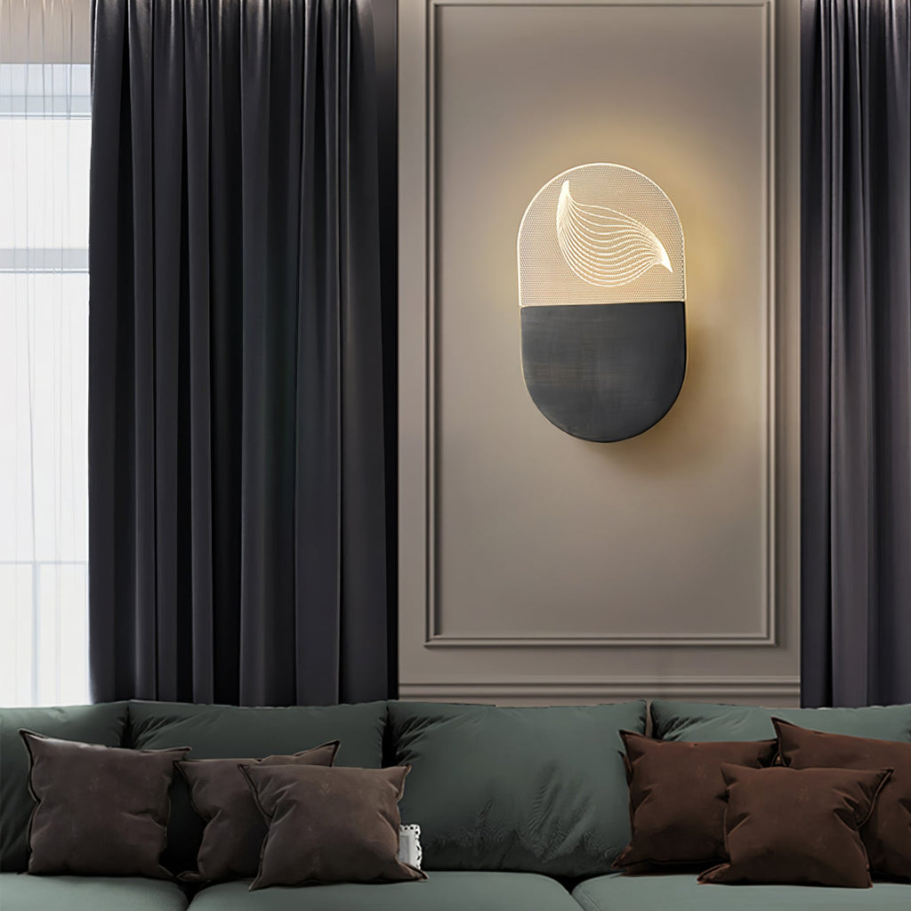 RAVENSDALE IVORY SCULPTED WALL SCONCE