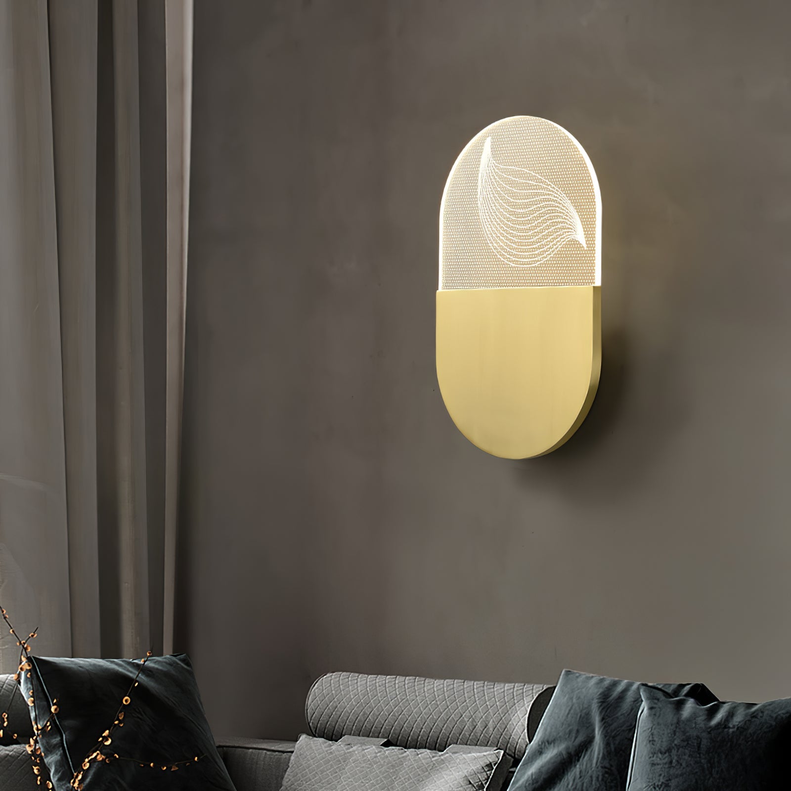 RAVENSDALE IVORY SCULPTED WALL SCONCE
