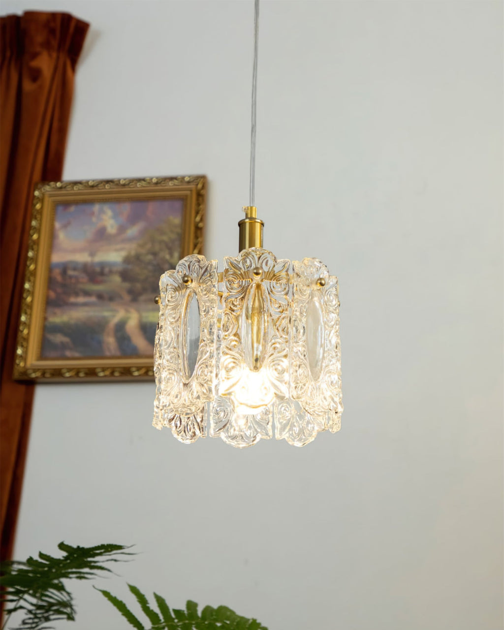 RAVENSHOE ARTISANAL GLASS HANGING LANTERN