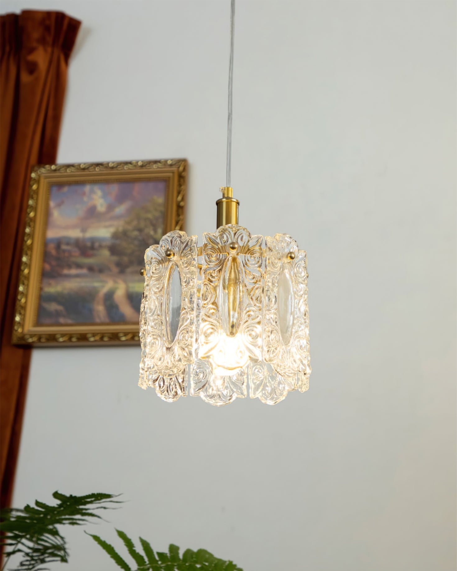 RAVENSHOE ARTISANAL GLASS HANGING LANTERN