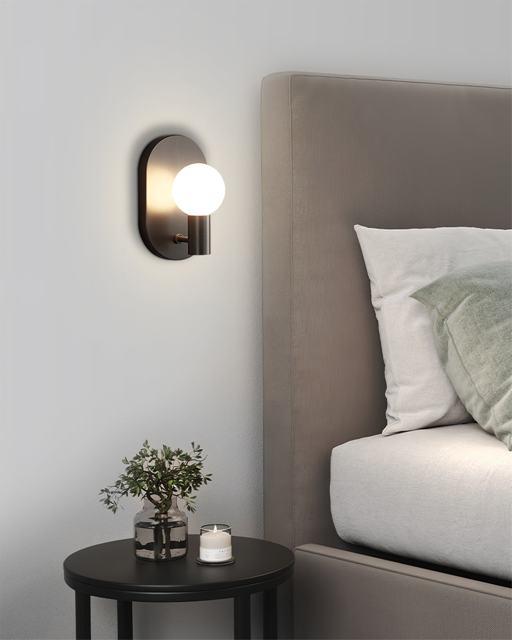 RAVENSHIRE FROSTED GLASS WALL SCONCE