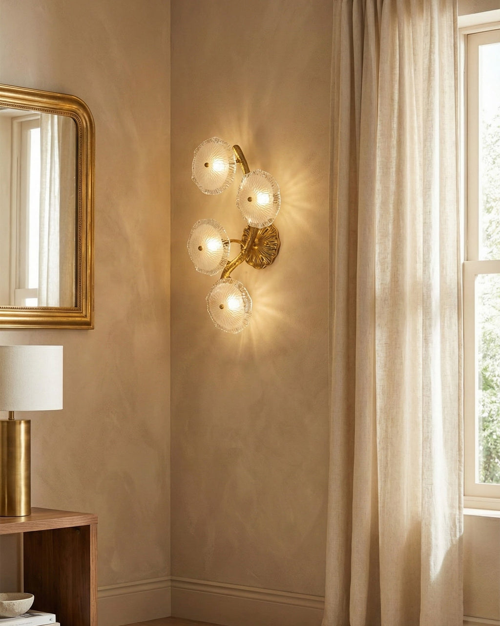 FENWICK RUSTIC BRONZE WALL SCONCE