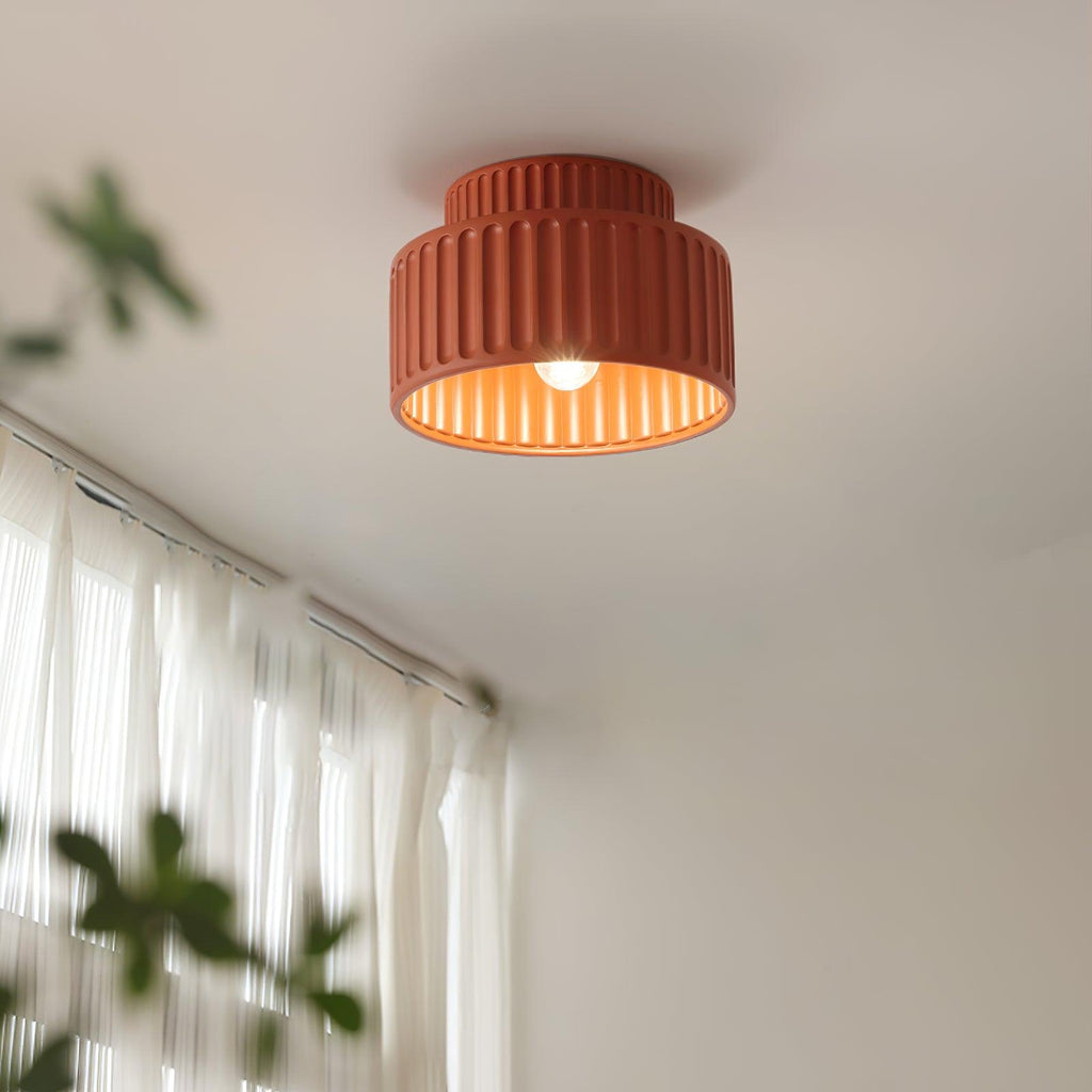 WINTHROP VINTAGE GLASS DOME CEILING LIGHT