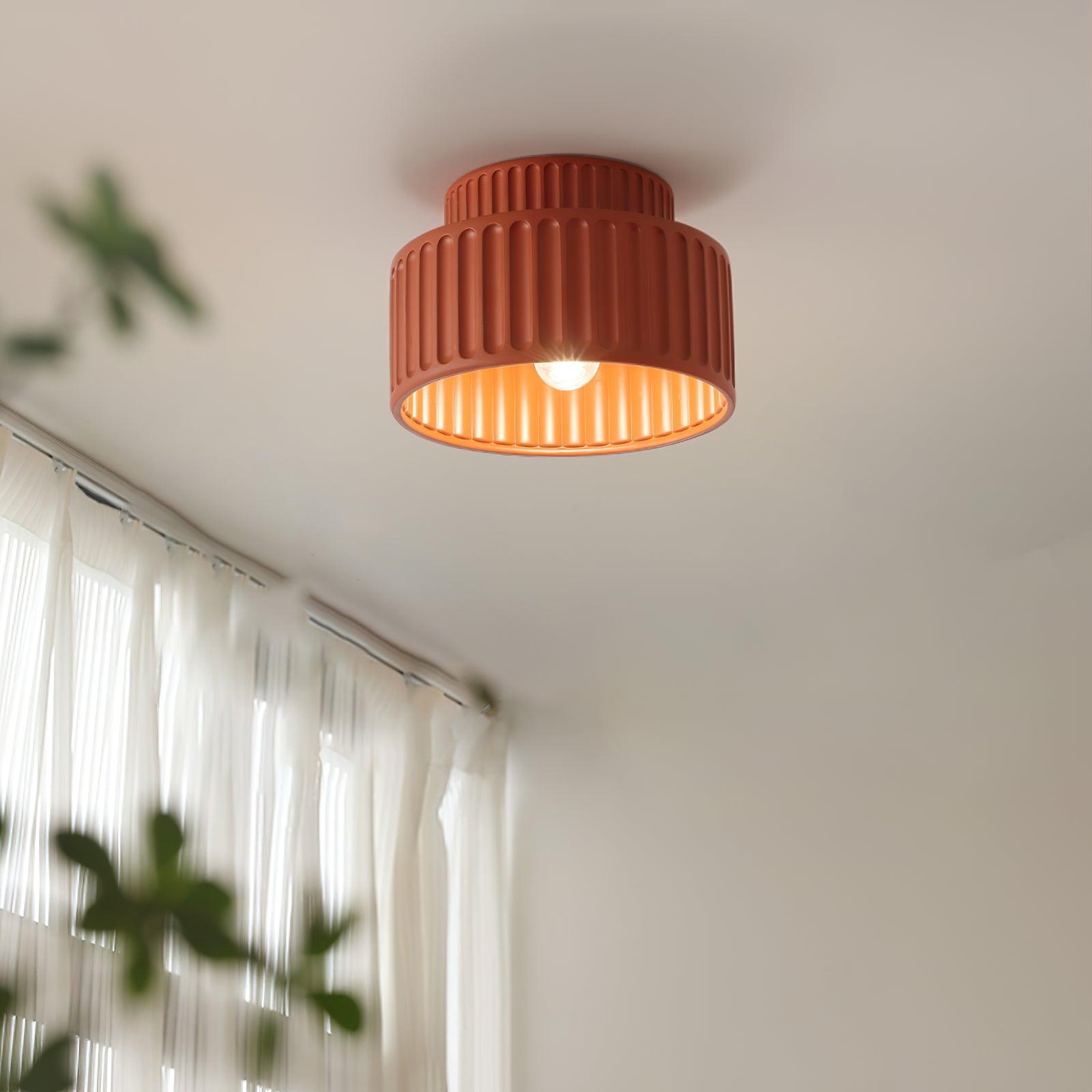 WINTHROP VINTAGE GLASS DOME CEILING LIGHT