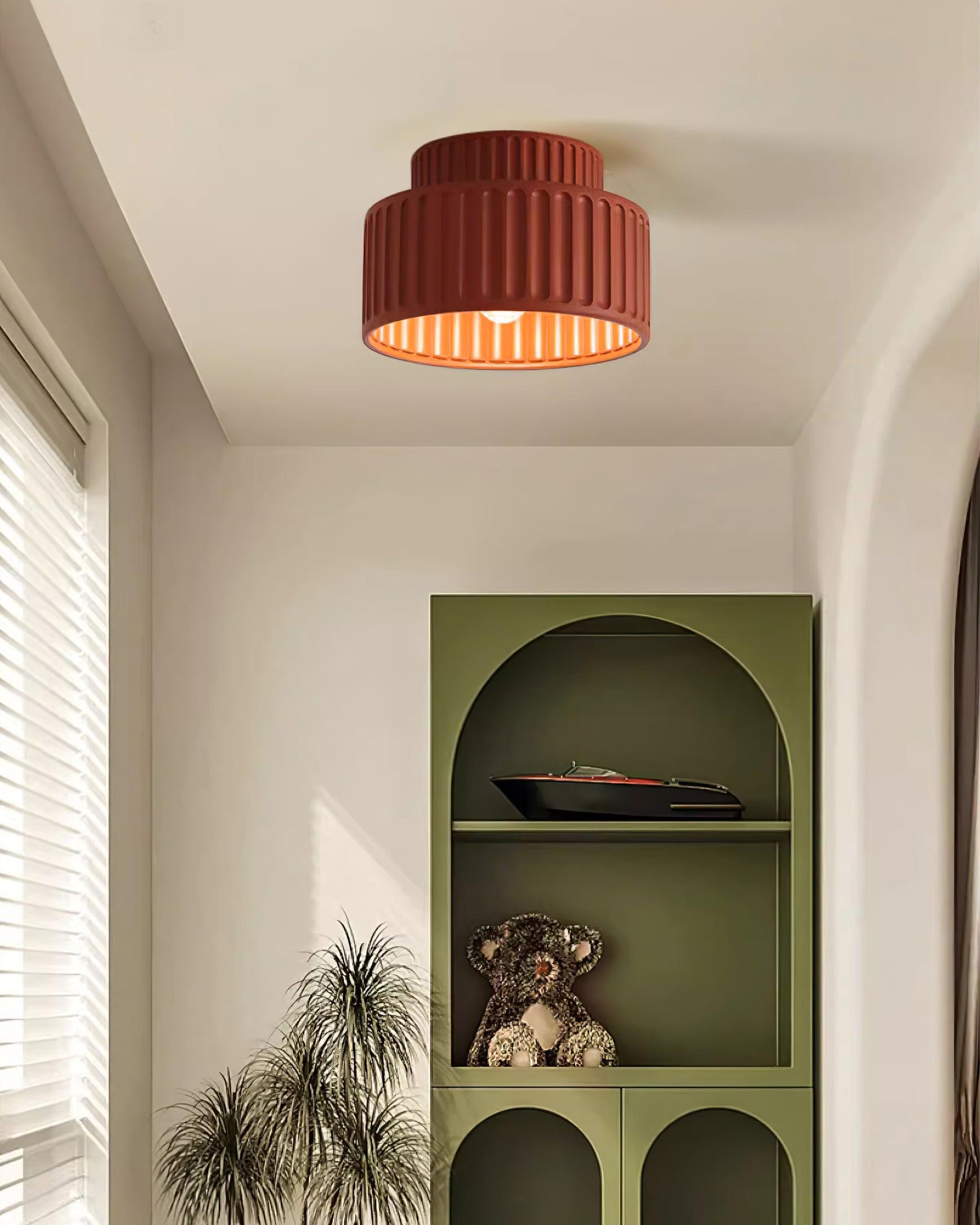 WINTHROP VINTAGE GLASS DOME CEILING LIGHT