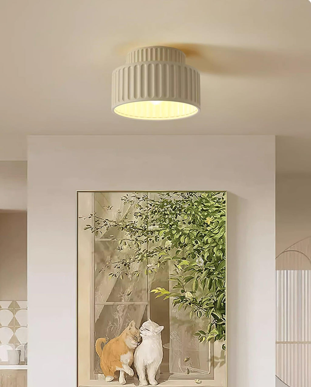 WINTHROP VINTAGE GLASS DOME CEILING LIGHT