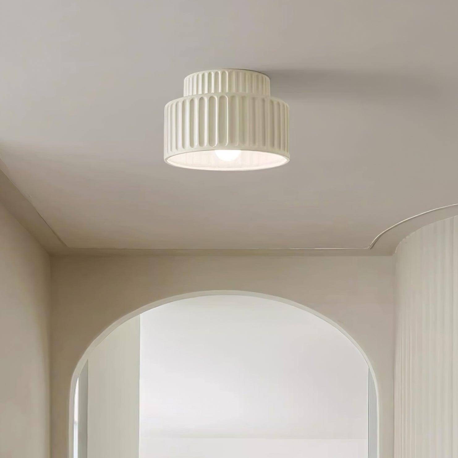 WINTHROP VINTAGE GLASS DOME CEILING LIGHT