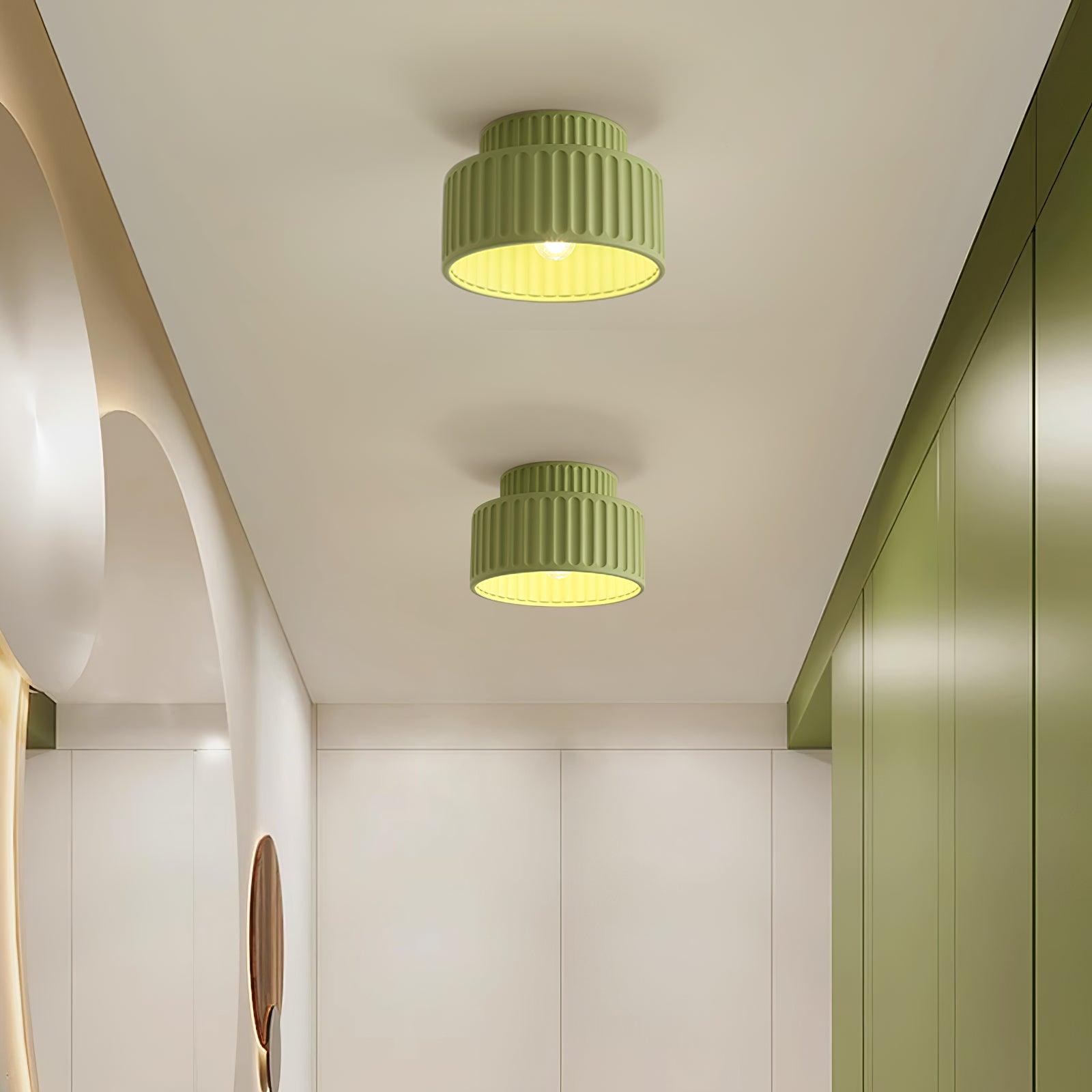 WINTHROP VINTAGE GLASS DOME CEILING LIGHT